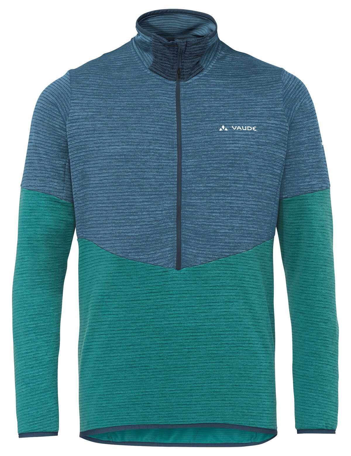 VAUDE Outdoorjacke Men's Larice HZ Fleece Jacket (1-St) Klimaneutral kompensiert blue gray