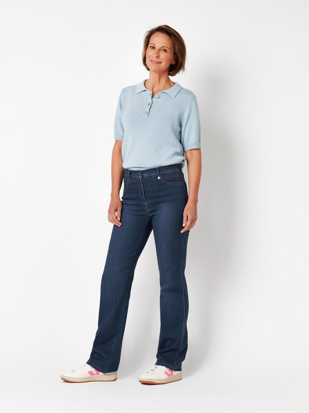 Relaxed by TONI Straight-Jeans Meine beste Freundin Slim in Straight-Fit