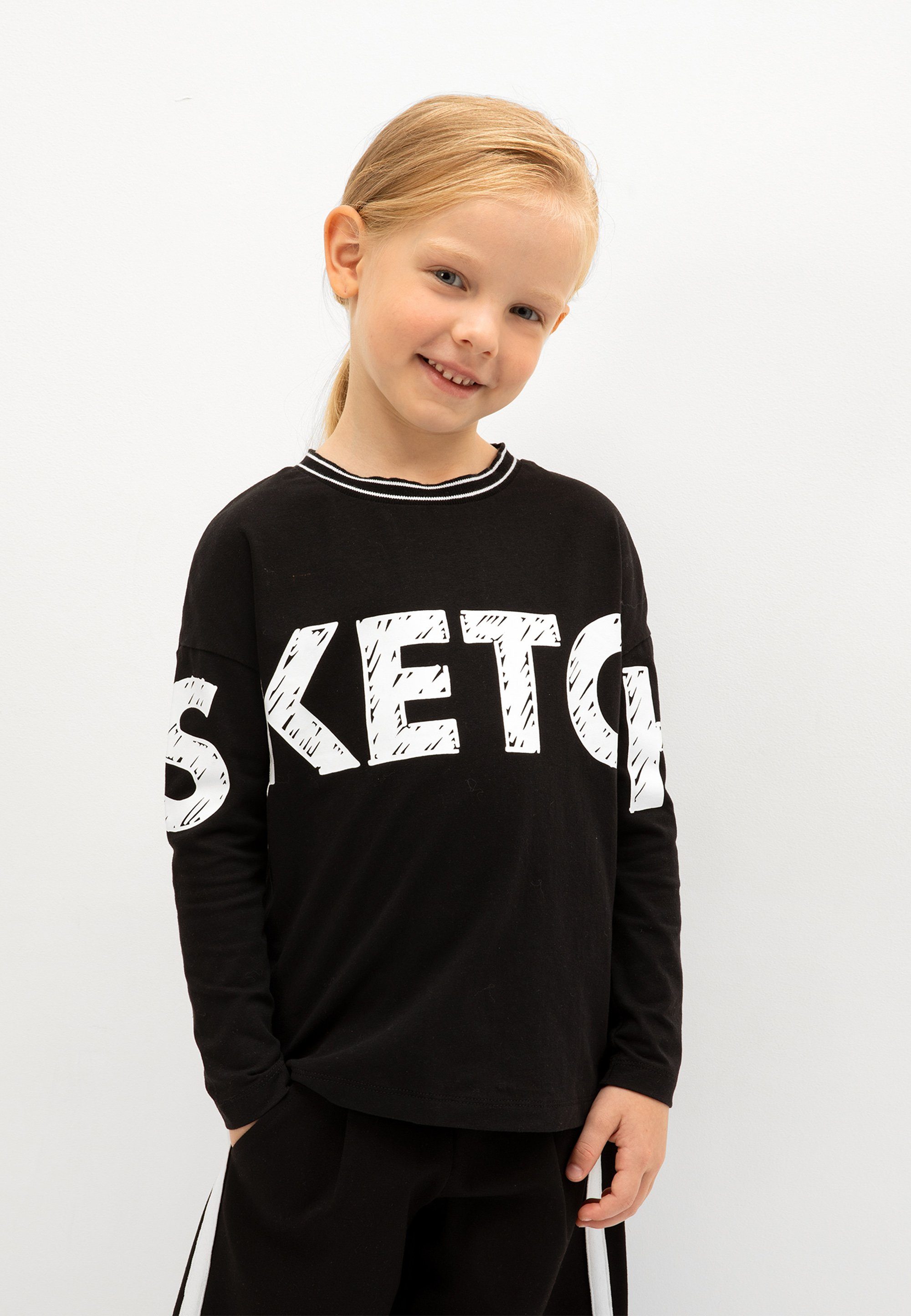 Schriftprints coolen Sweatshirt mit Gulliver