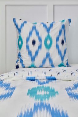 Bettwäsche NAUTICA HOME IKAT BETTWÄSCHE SET 100% BAUMWOLLE, NAUTICA HOME, 1 teilig, 100% RANFORCE & BAUMWOLLE & Reißverschluss