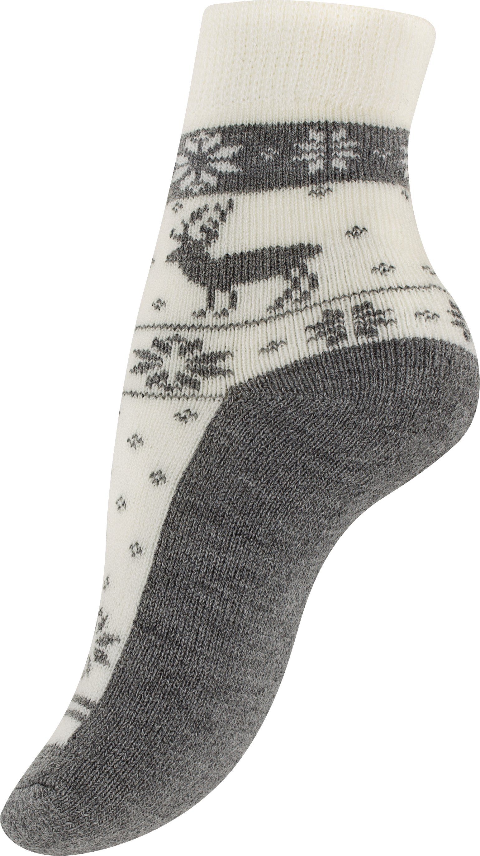 Yenita® Socken mit Innenfutter, Vollfrottee (4-Paar)