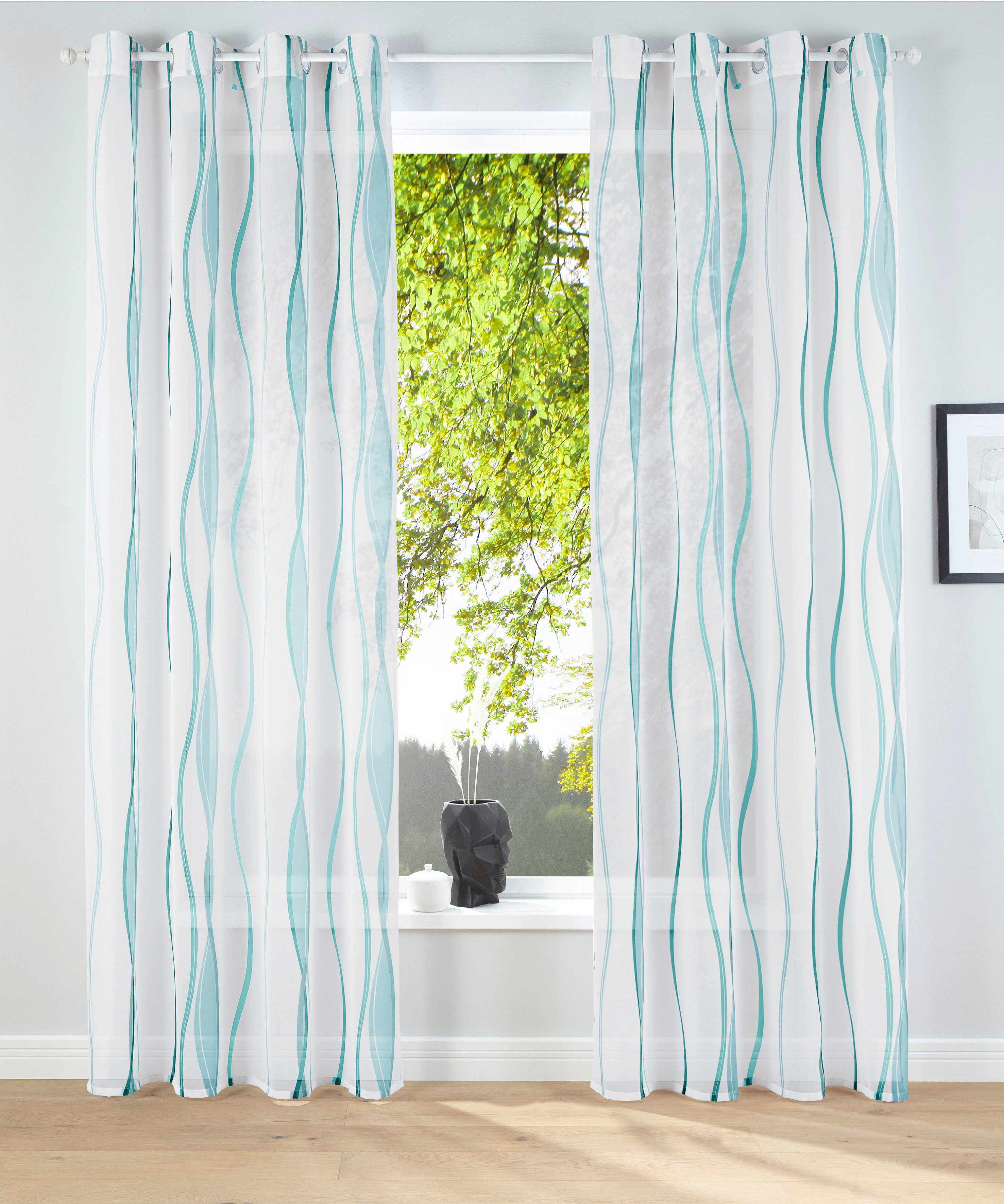 my home Gardine Dimona, Ösen (2 günstig online kaufen