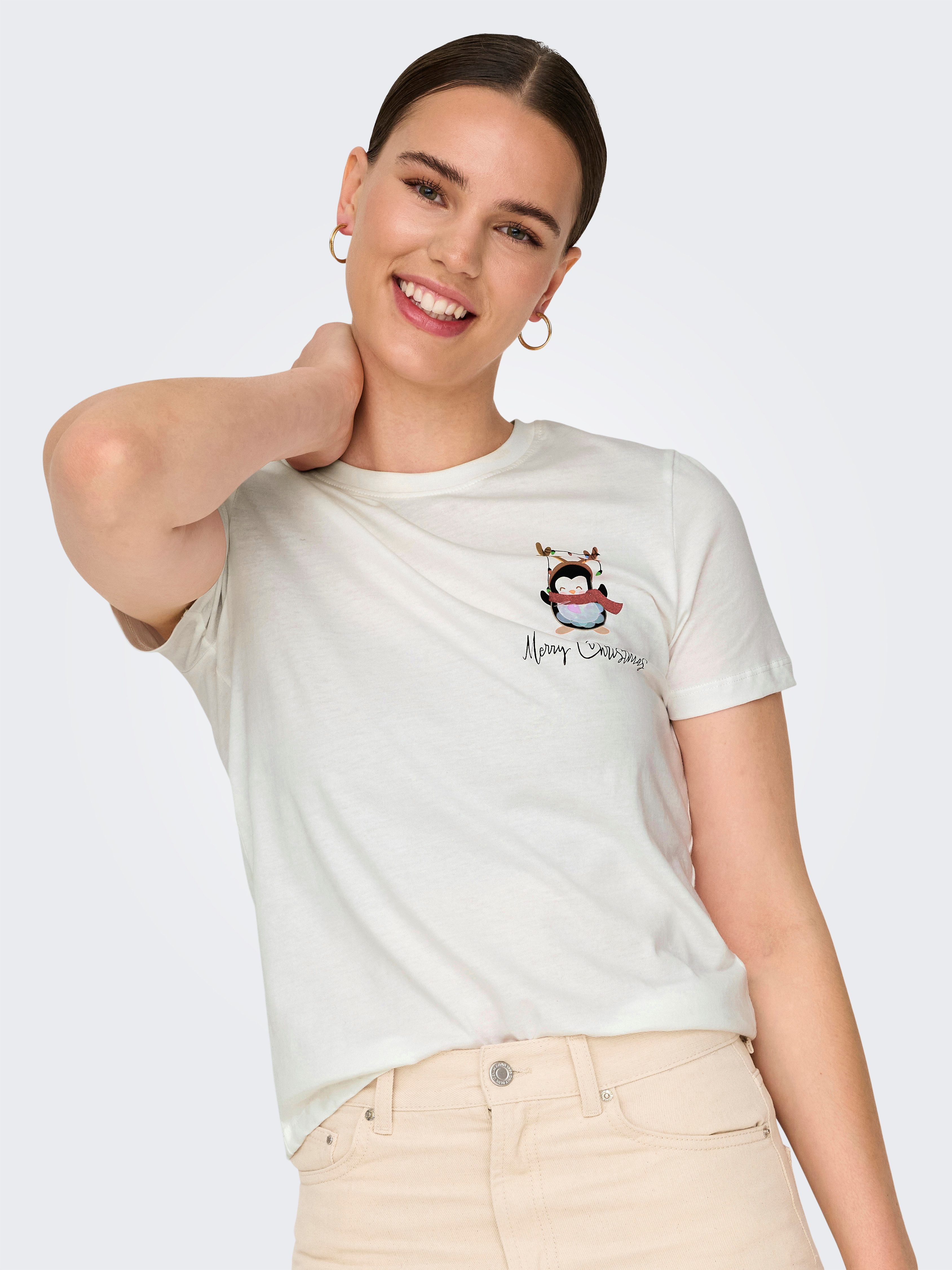 ONLY Kurzarmshirt ONLKITA LIFE REG S/S günstig online kaufen