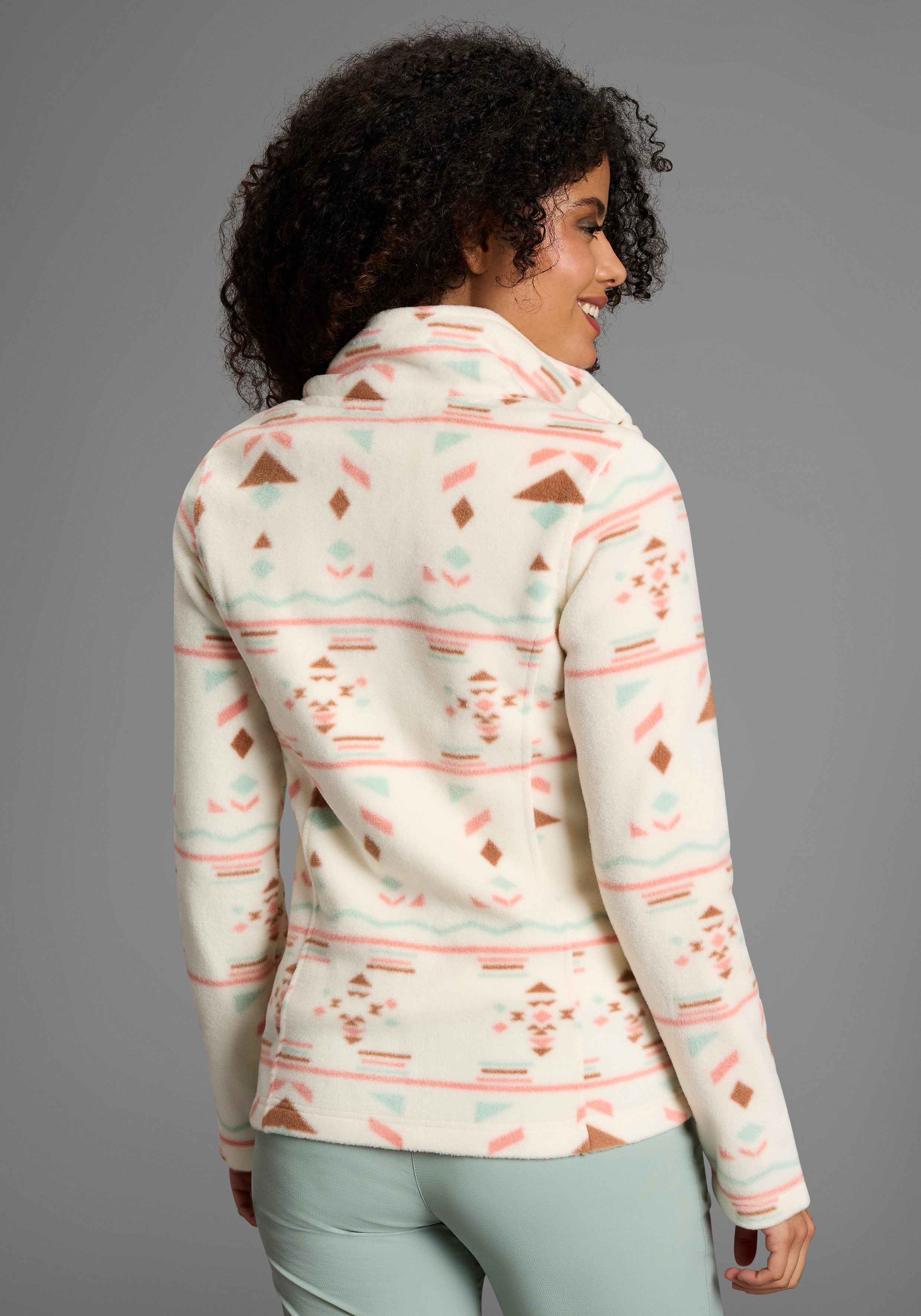 KangaROOS Fleecejacke aus weichem Fleece-Material, bedruckte und gemusterte günstig online kaufen