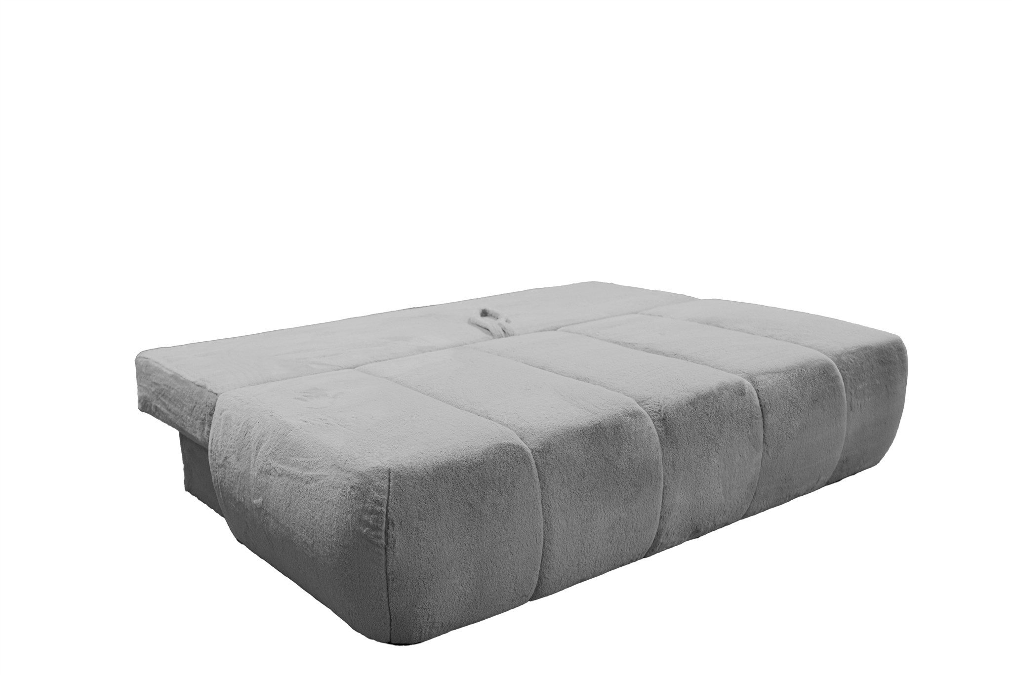 Fun Möbel 3-Sitzer Designersofa Sofa 3-Sitzer ANZIA in Stoff Bunny, inkl. 2 Rückenkissen und 1 Zierkissen, inkl. Schlaffunktion und Bettkasten