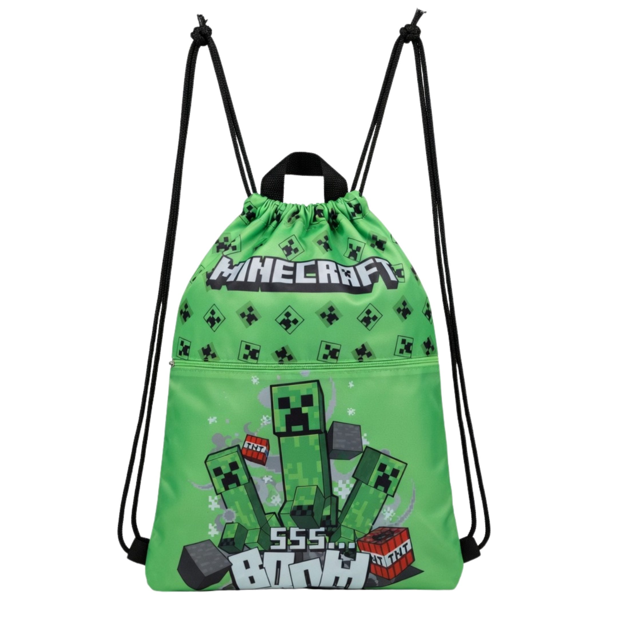 Minecraft Turnbeutel Minecraft Creeper Turnbeutel, Schwimmbeutel, zusätzliches Staufach
