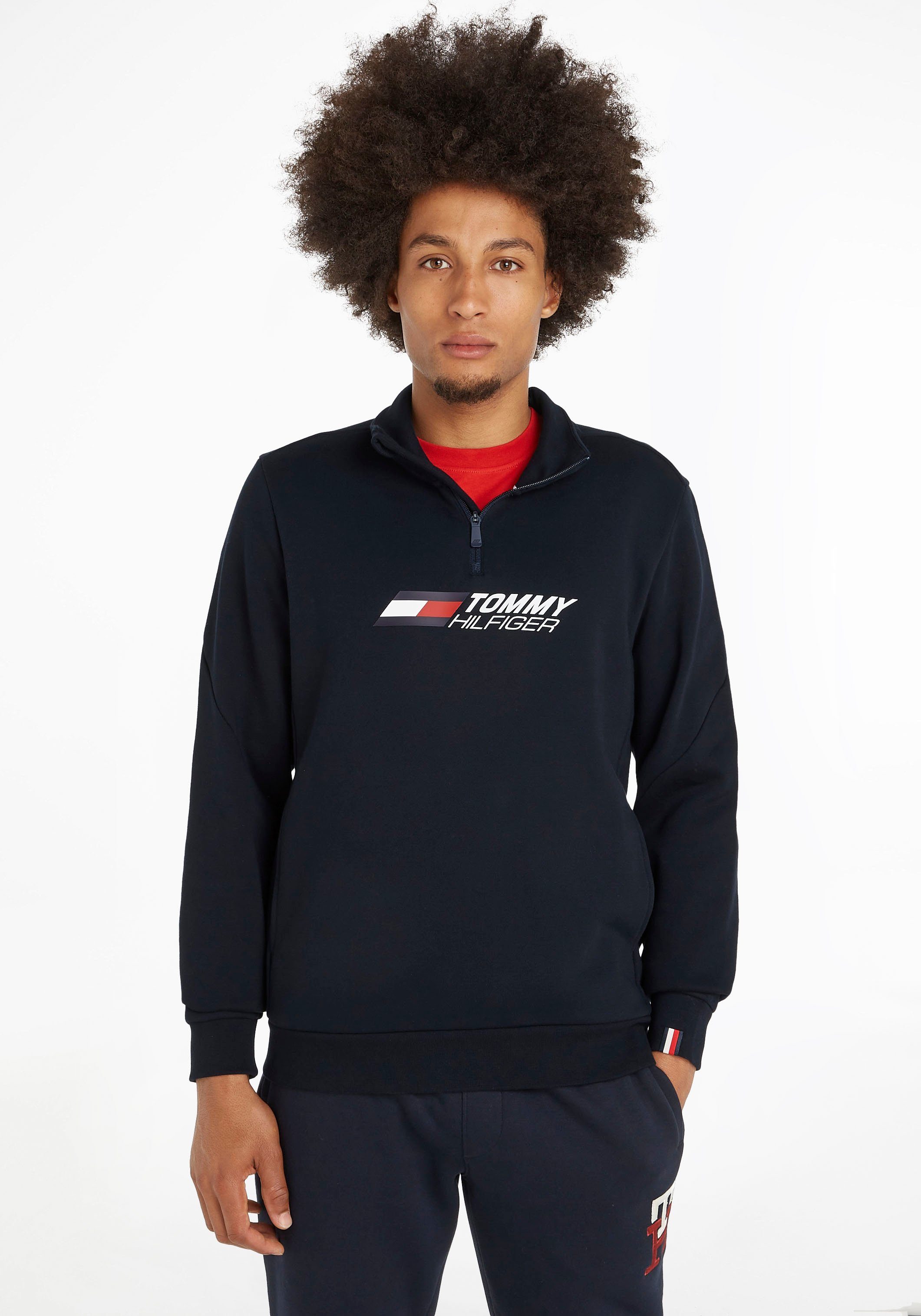 Tommy Hilfiger Sport Sweatshirt ESSENTIALS 1/4 ZIP