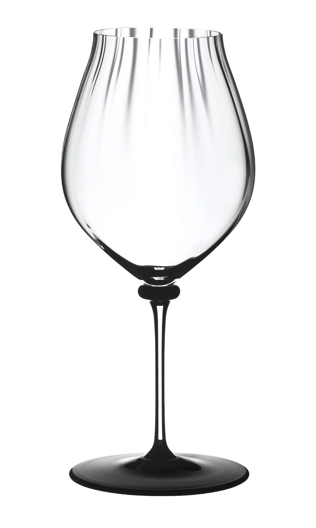 RIEDEL THE WINE GLASS COMPANY Rotweinglas Riedel Fatto A Mano Performance Pinot Noir Schwarz, Kristallglas