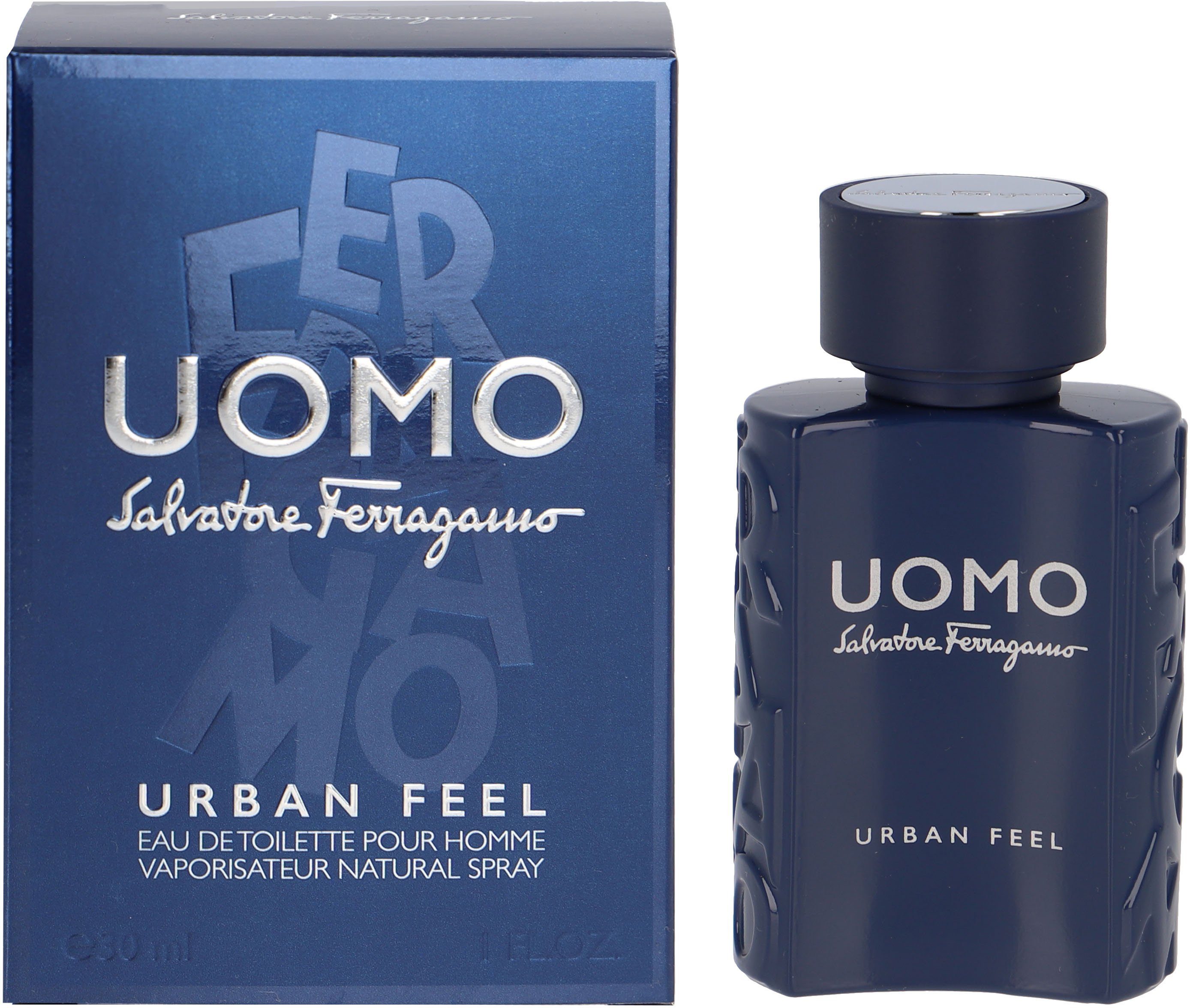 Salvatore Ferragamo Eau de Toilette UOMO Urban Feel, mit blumig-fröhlicher Duftnote