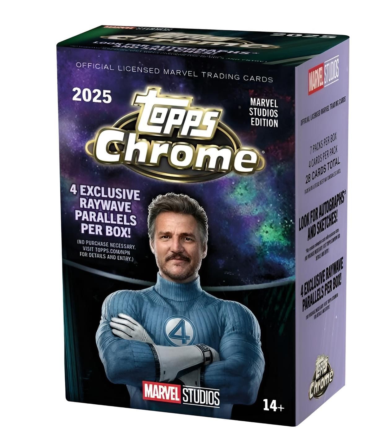 Topps/Merlin Sammelkarte 2025 Topps Chrome Marvel Studios (Value Box)