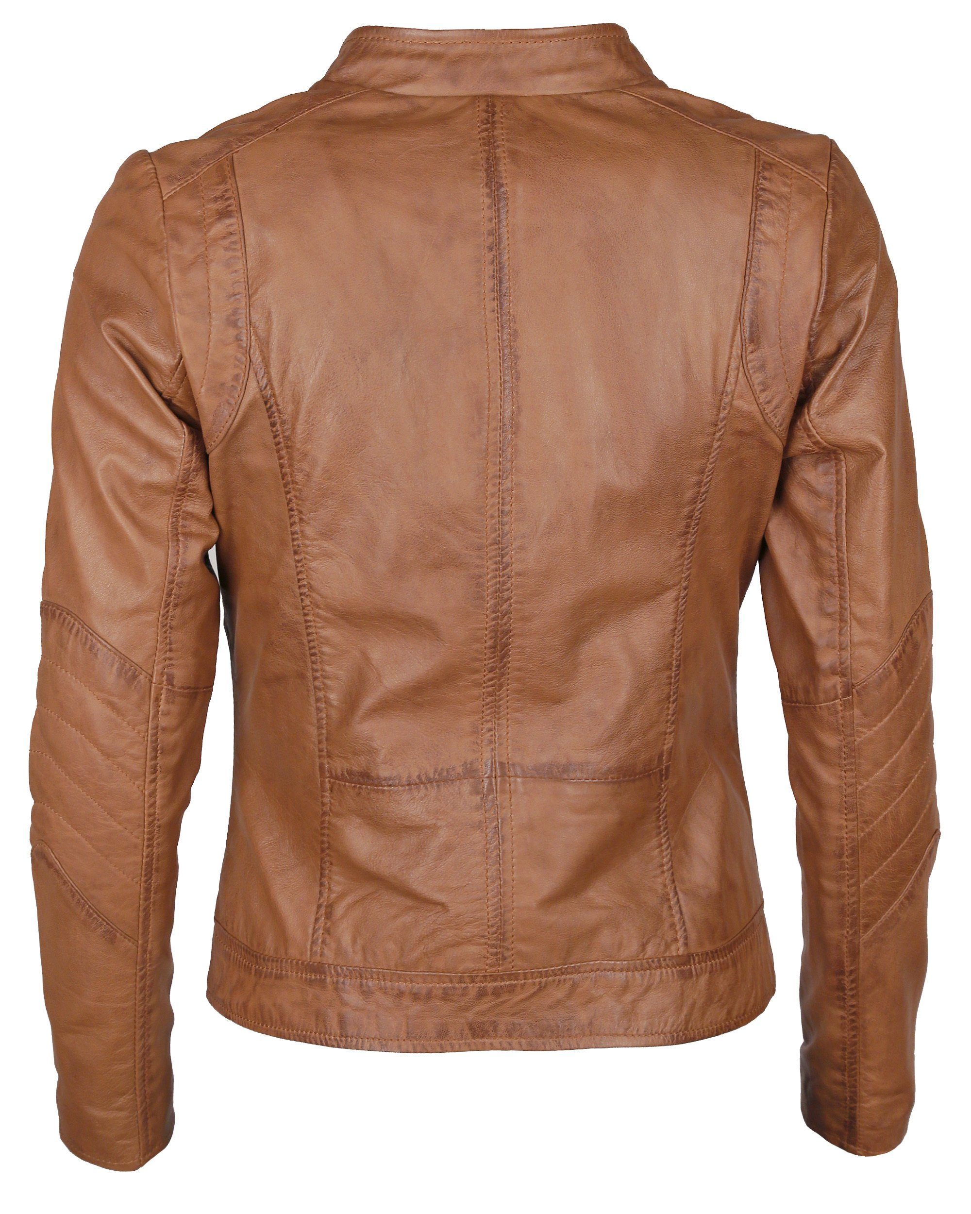 Lederjacke Marcie Maze cognac