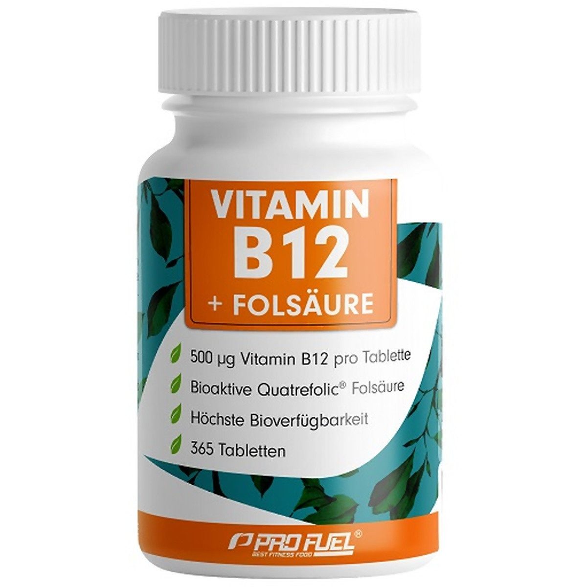 ProFuel Vitamin B12 + Folsäure (365 Tabletten) Tabletten, 91 g