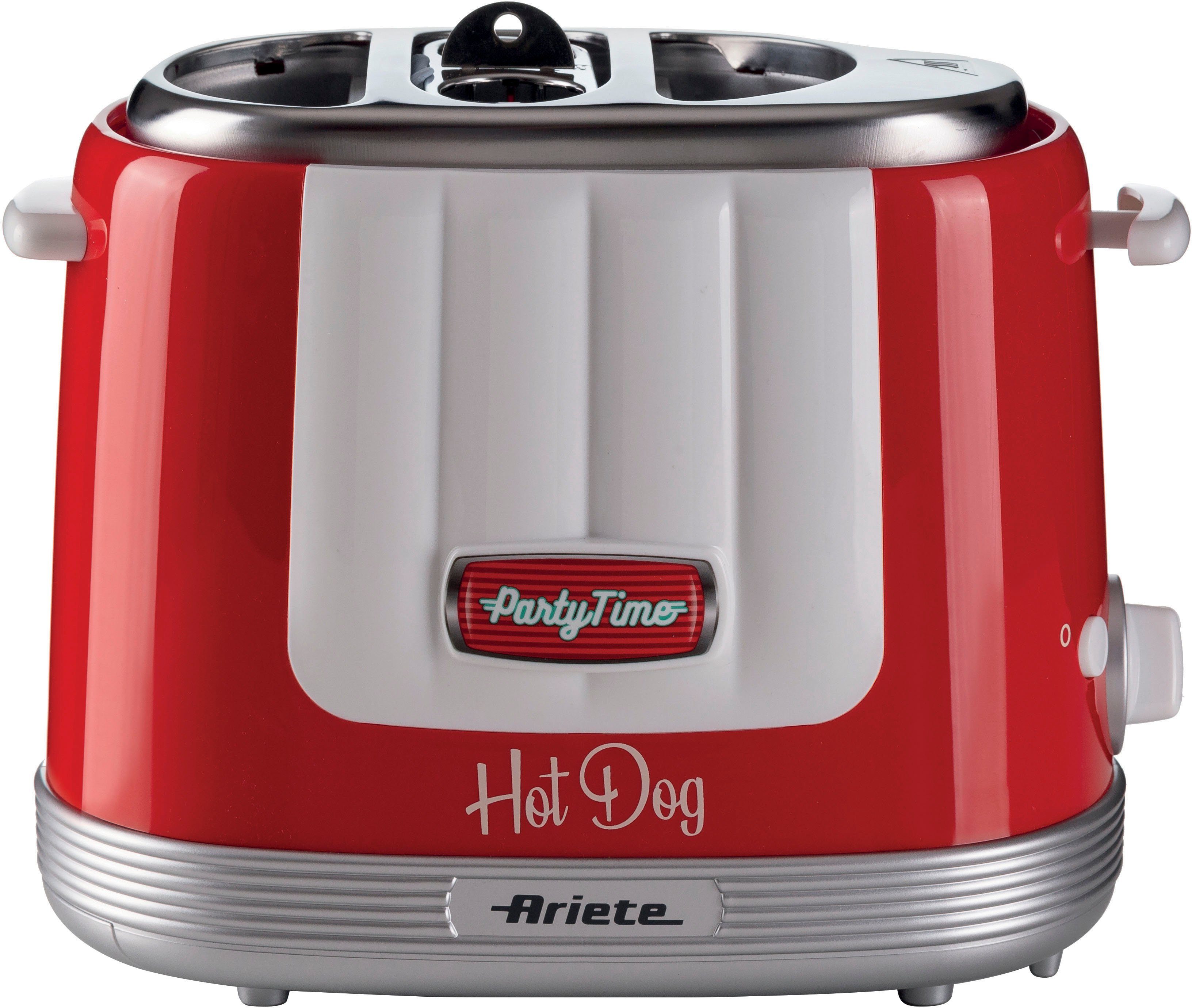 Ariete Hotdog-Maker 206R Party Time rot, 650 W