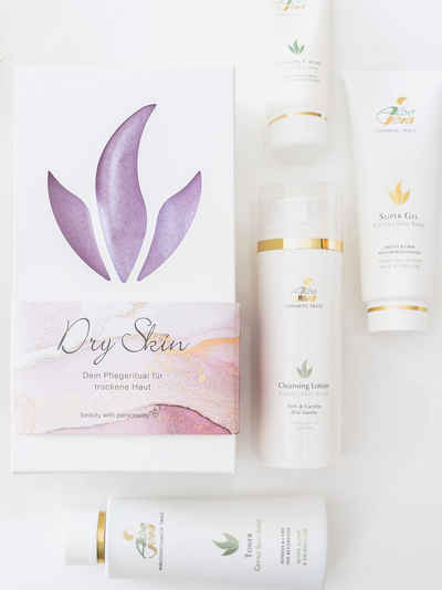Aloe Vera Cosmetic Tratz Gesichtspflege-Set Trockene Haut Pflegeset Dry Skin, 4-tlg.