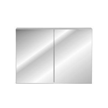 Lomadox Spiegelschrank LARCIANO-56 Bad Spiegel inkl. Schalter und Steckdose, B/H/T: ca. 90/65/16,8 cm