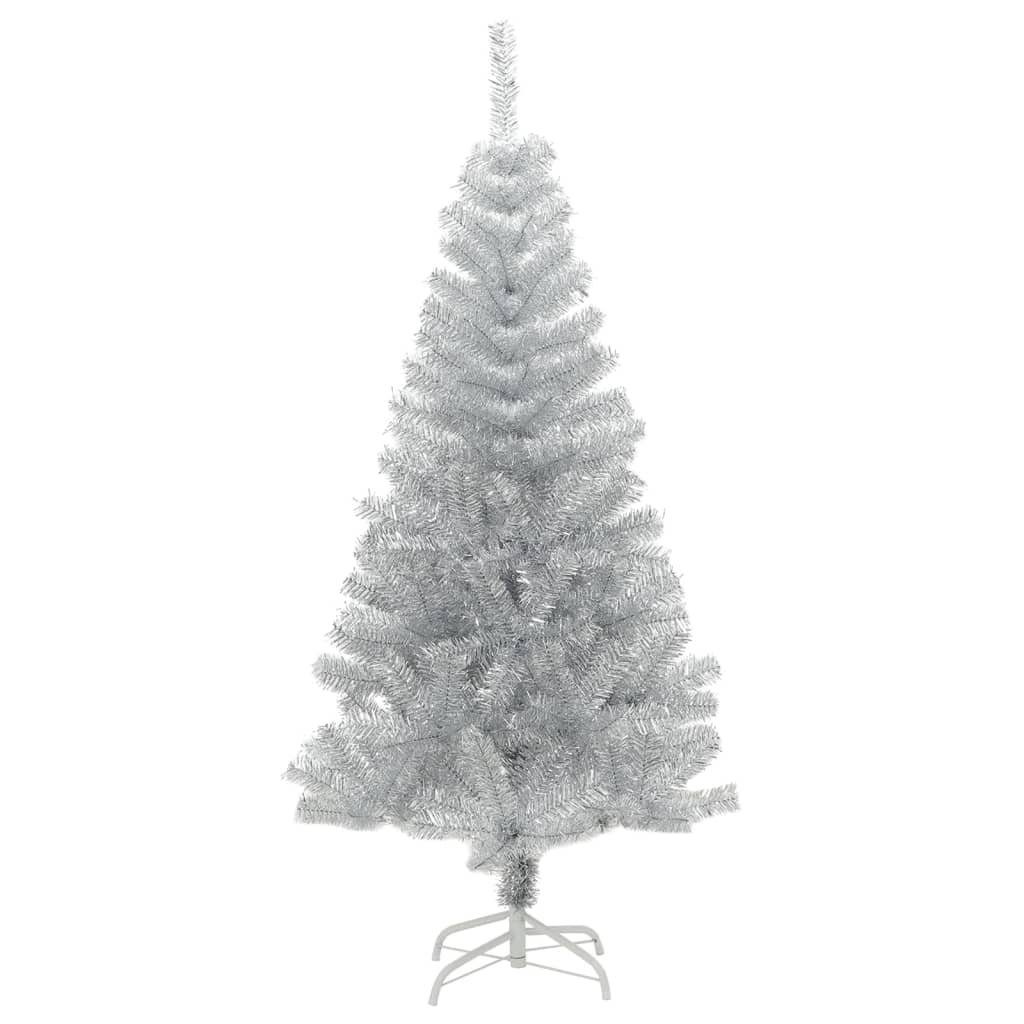 Künstlicher furnicato cm Ständer 150 mit Silber Weihnachtsbaum PET