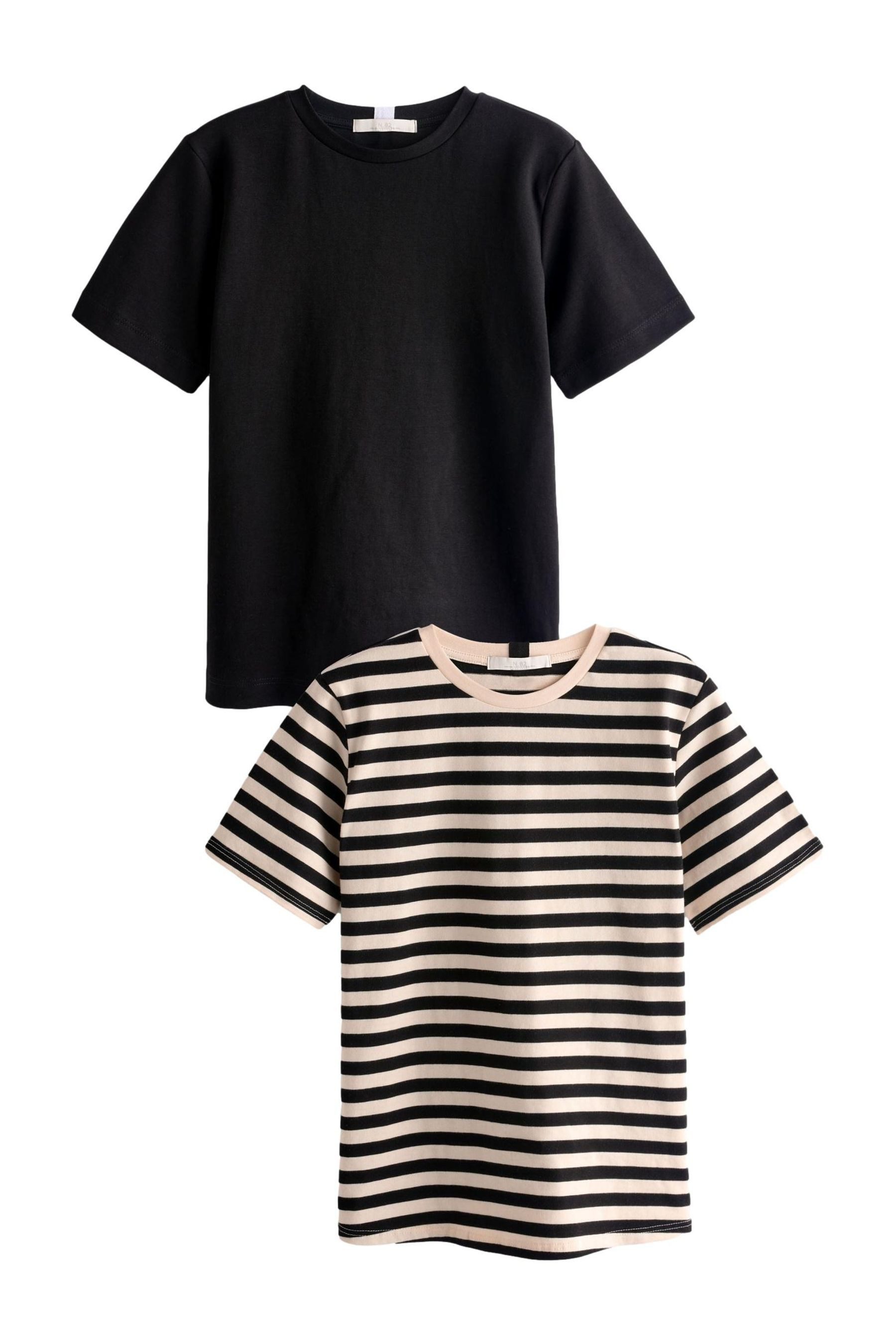 T-Shirt T-Shirts in schwerer Qualität, 2er-Pack