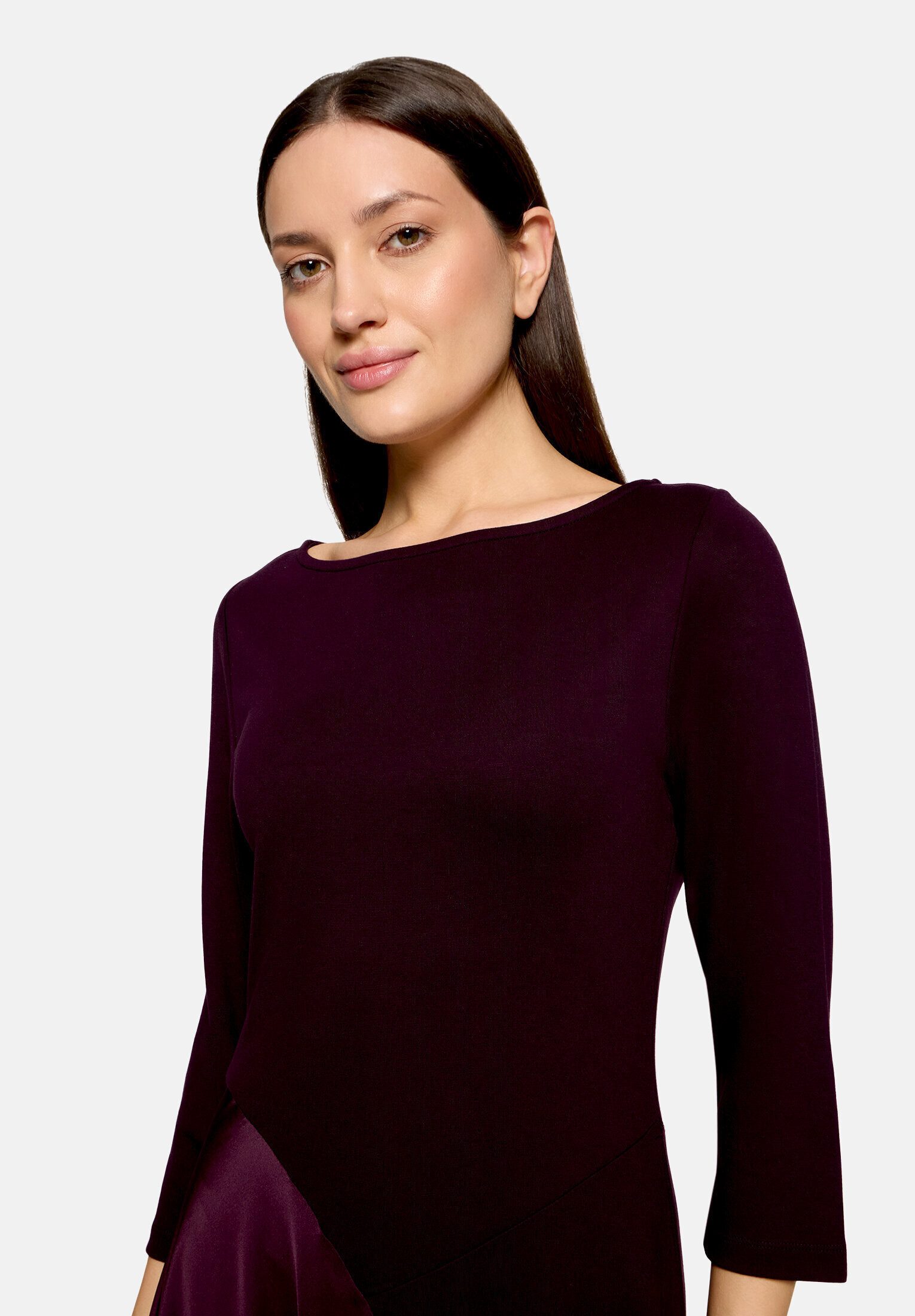 Cartoon Jerseykleid Damen mit 3/4 Arm