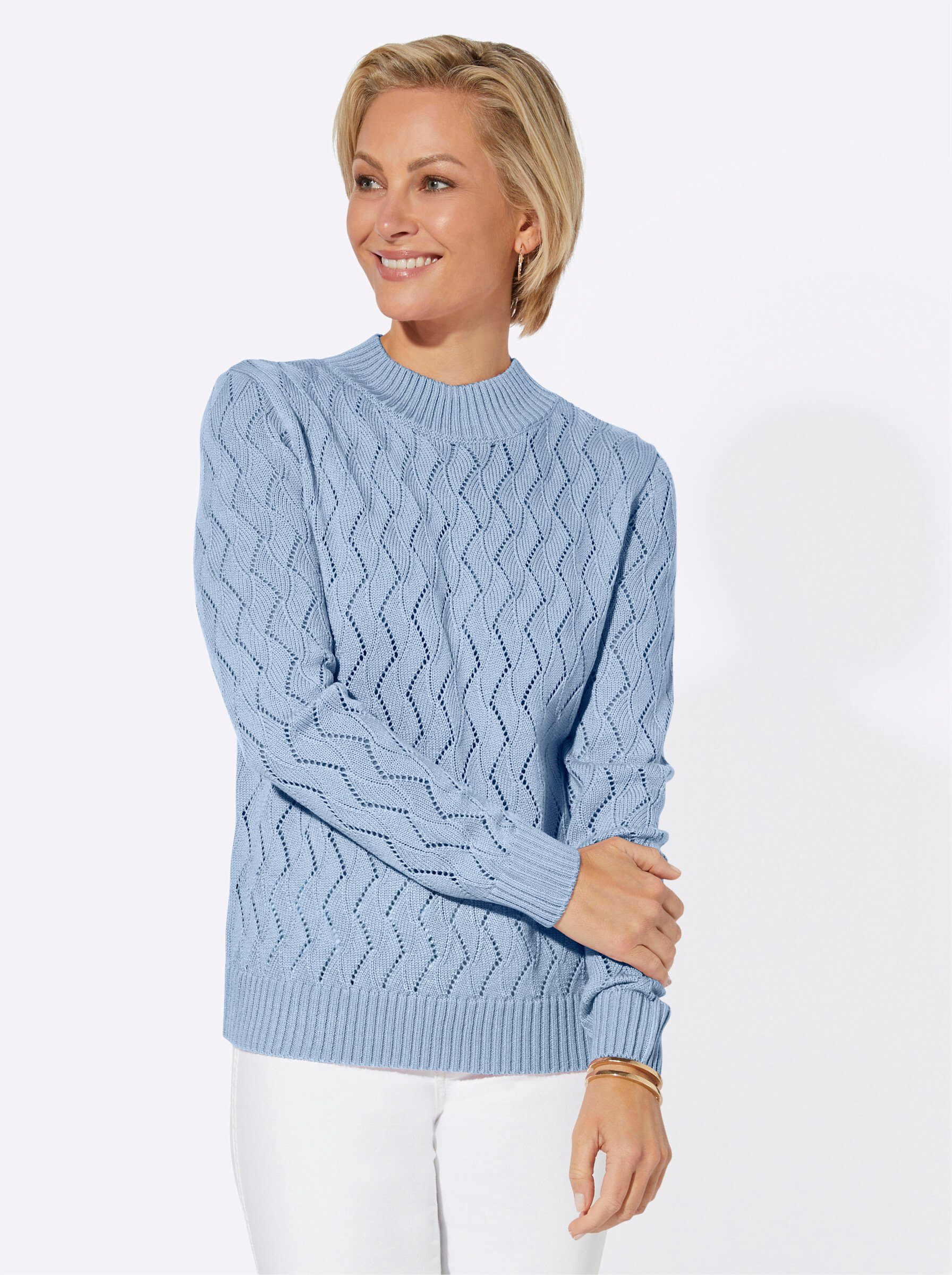 Witt Strickpullover Stehkragenpullover . günstig online kaufen