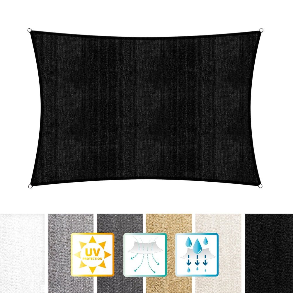 Lumaland Sonnensegel Sonnensegel rechteckig 5x6 m, günstig online kaufen