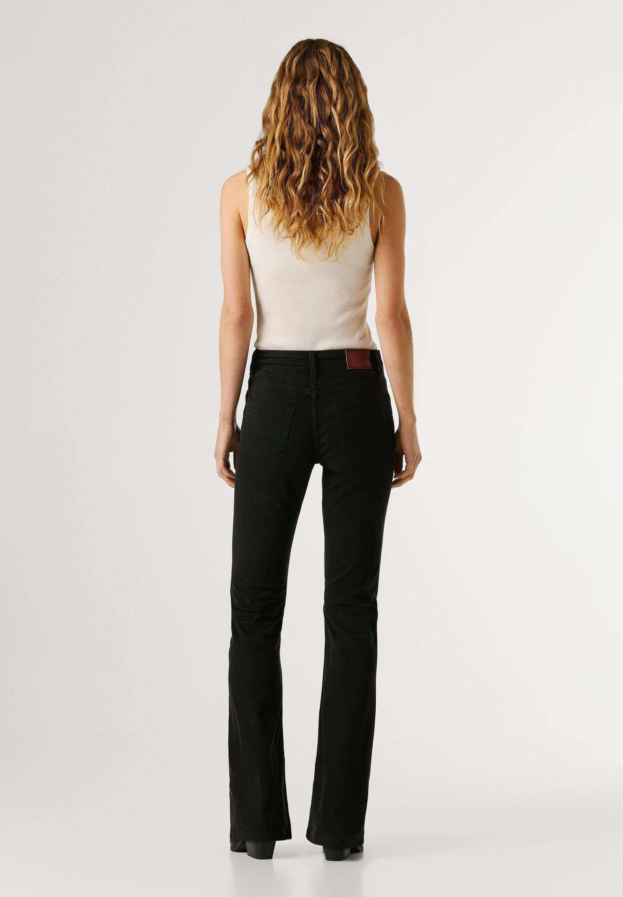 Pepe Jeans Chinohose chinos MID RISE FLARE NEW PIMLICO