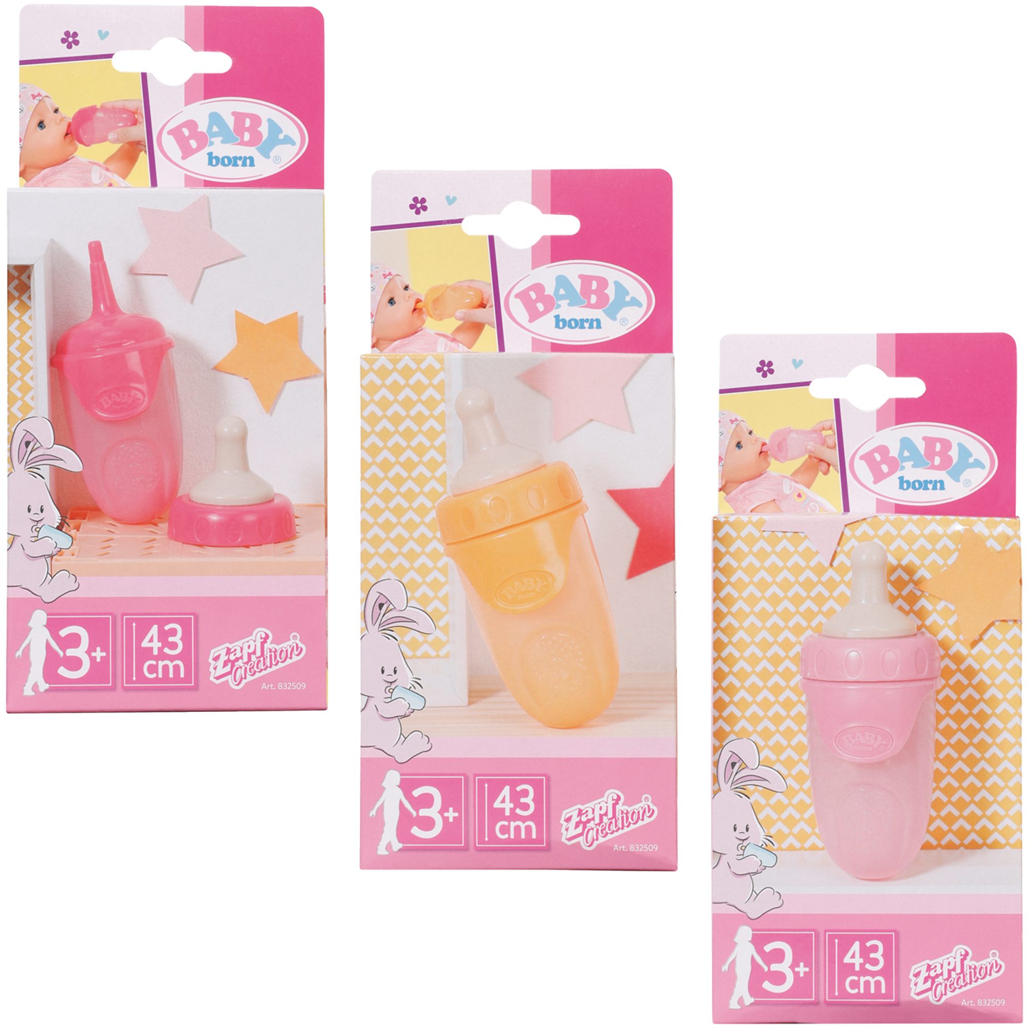 Zapf Creation® ZAPF Creation BABY born® Trinkflasche 43cm, Puppenzubehör, (sortierter Puppentheater