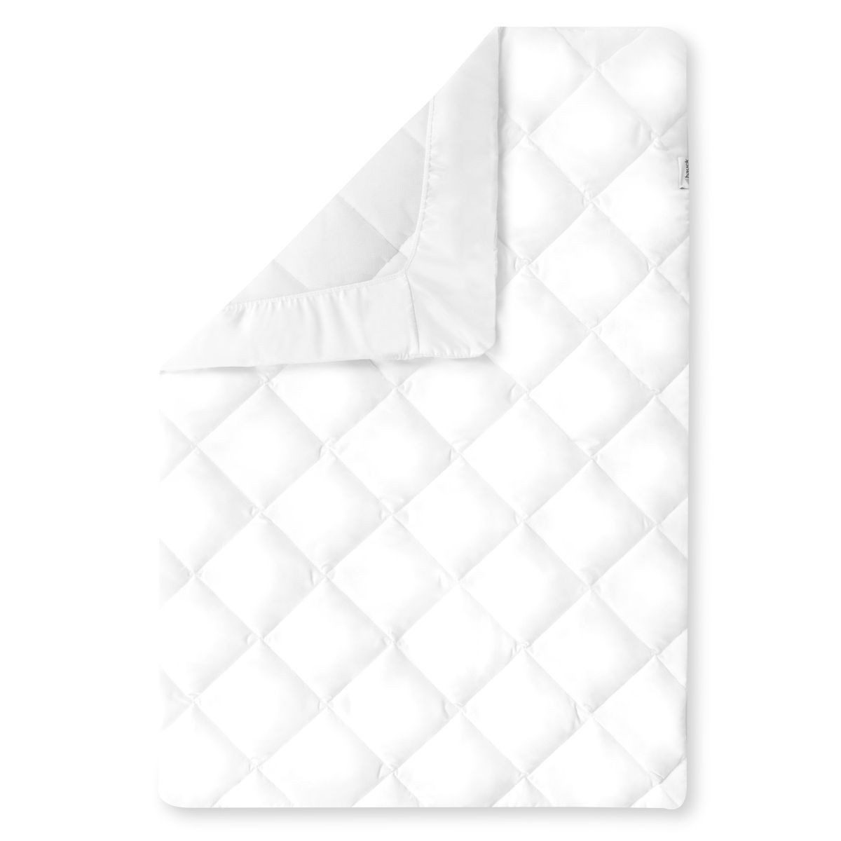 Hauck Baby-Reisebett Bed Me - White, Topper für Reisebett- Matratzen - Spannbetttuch - 80 x 50 cm