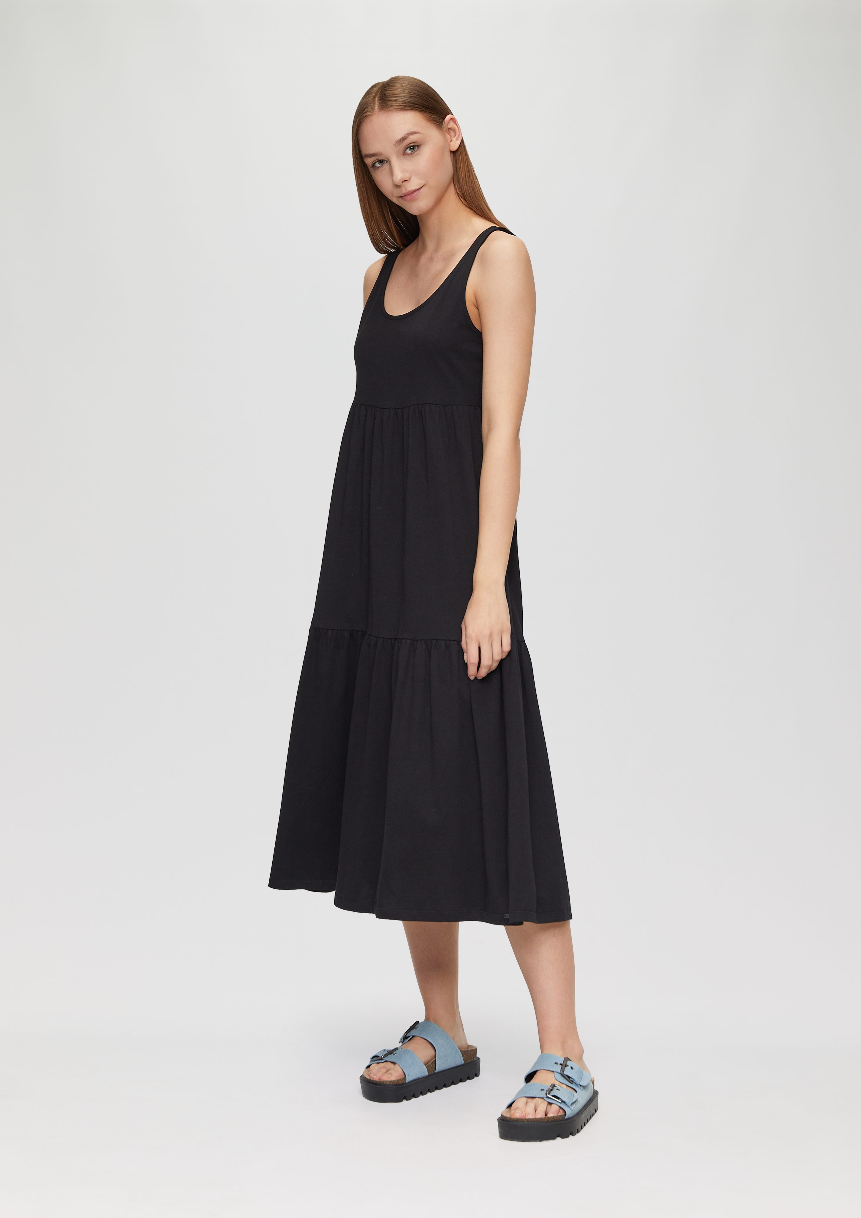 QS Minikleid Volantkleid aus Baumwolljersey Volants günstig online kaufen