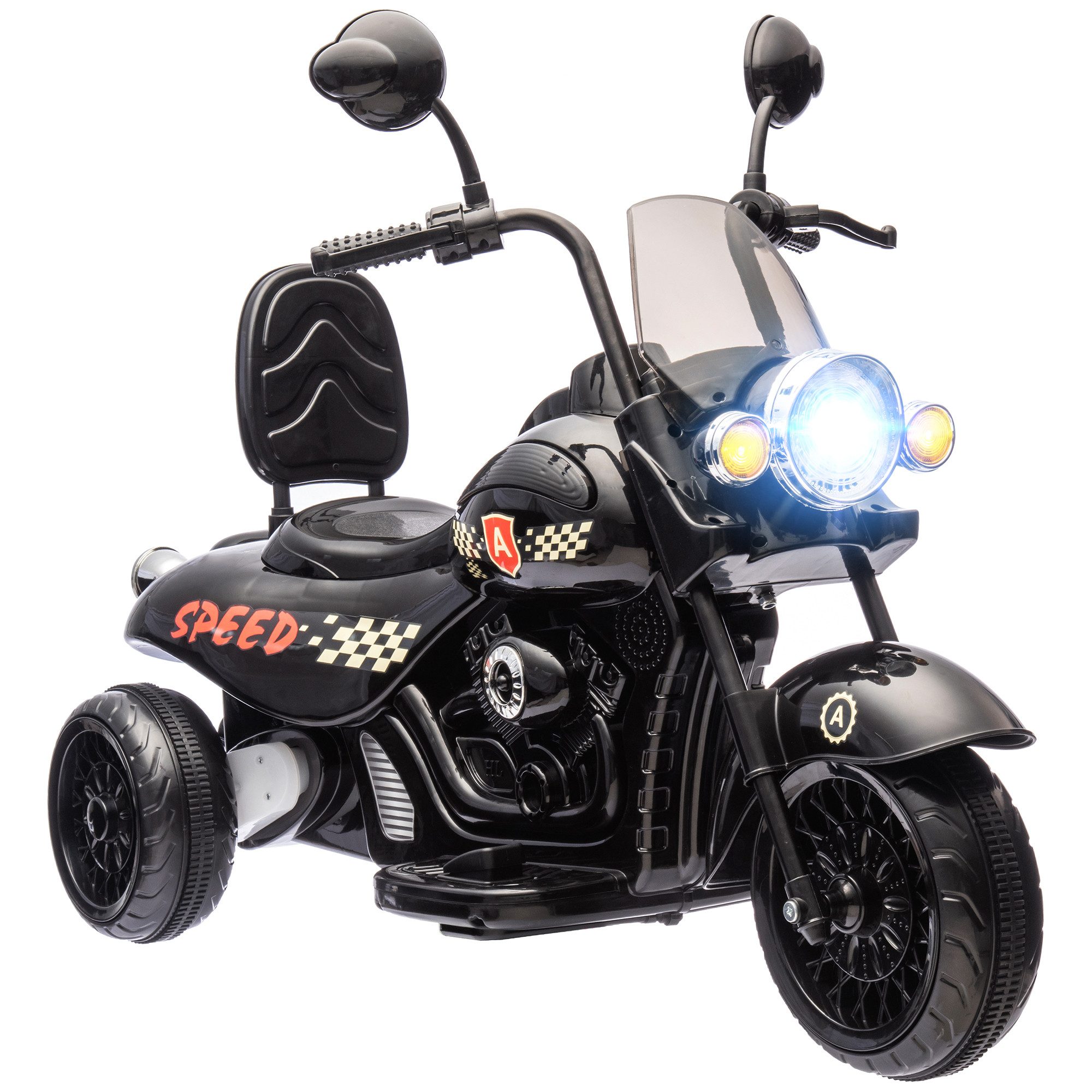 Elektro-Kindermotorrad 6V, mit Musik, ELD-Scheinwerfer, 3-5 km/h