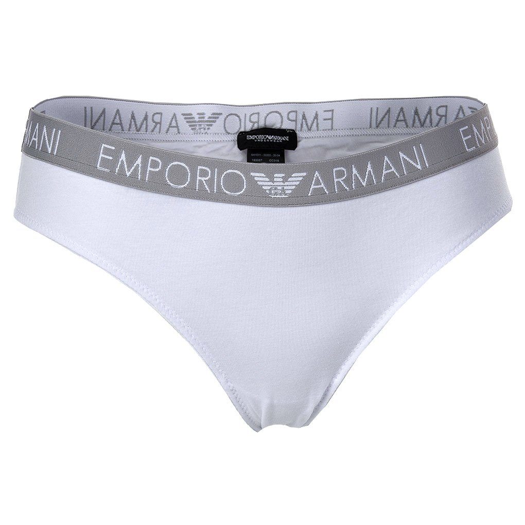 Emporio Armani Slip - Slips, Briefs Weiß Stretch 2er Cotton Damen Pack