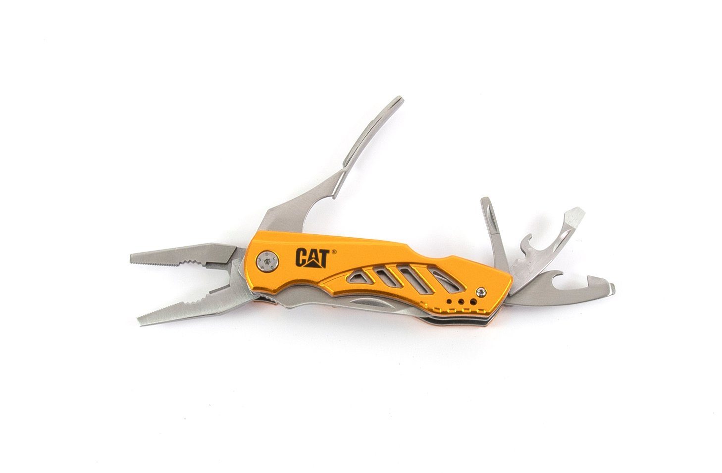 CATERPILLAR Taschenmesser CAT Multitool BOX 2er Set mit 11 in 1 Multitool mit Gürteltasche, (Set), mit Bit Set und Pocket-Tool,  inkl. Aufbewahrungstasche