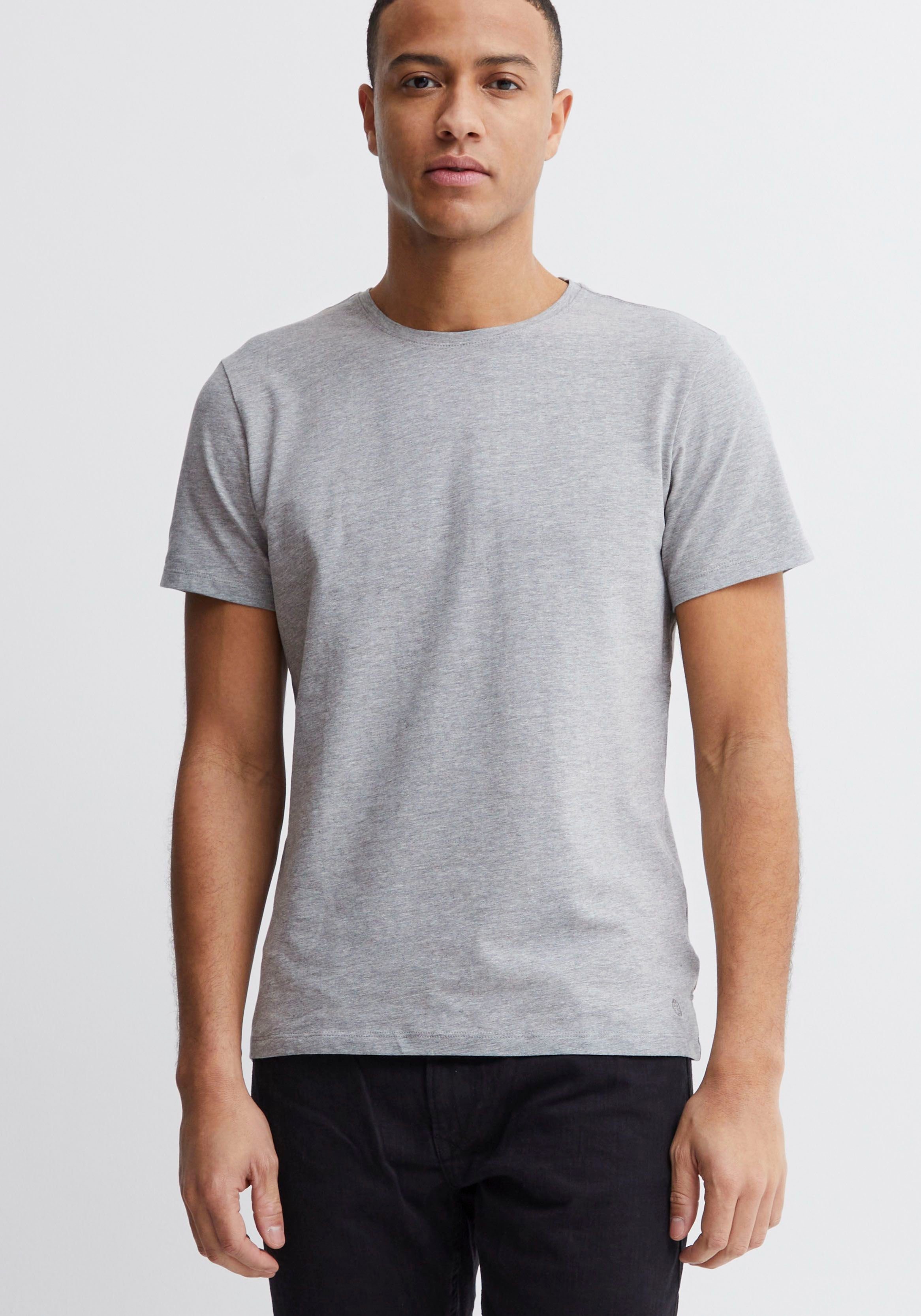 Blend T-Shirt (Packung, 2er-Pack) grau-meliert, grau-meliert