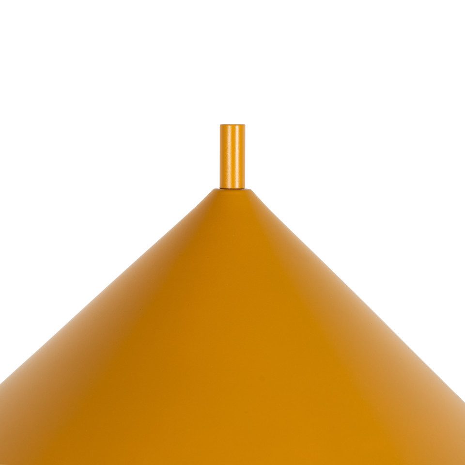 Qazqa Stehlampe Triangolo, ohne Leuchtmittel, Warmweiß, QAZQA Stehlampe, e27, Gelb, Stahl, Design