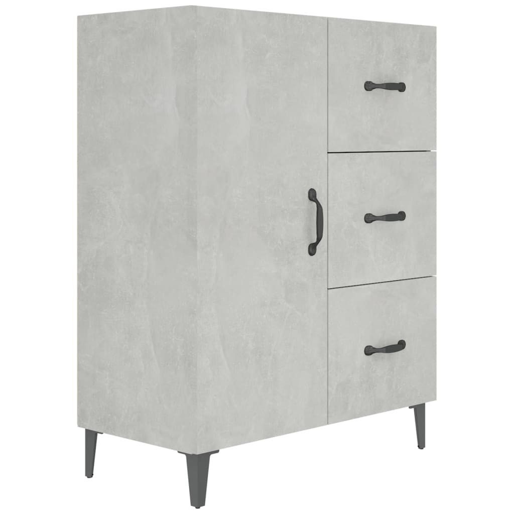 vidaXL Sideboard Sideboard Betongrau 69,5x34x90 cm günstig online kaufen