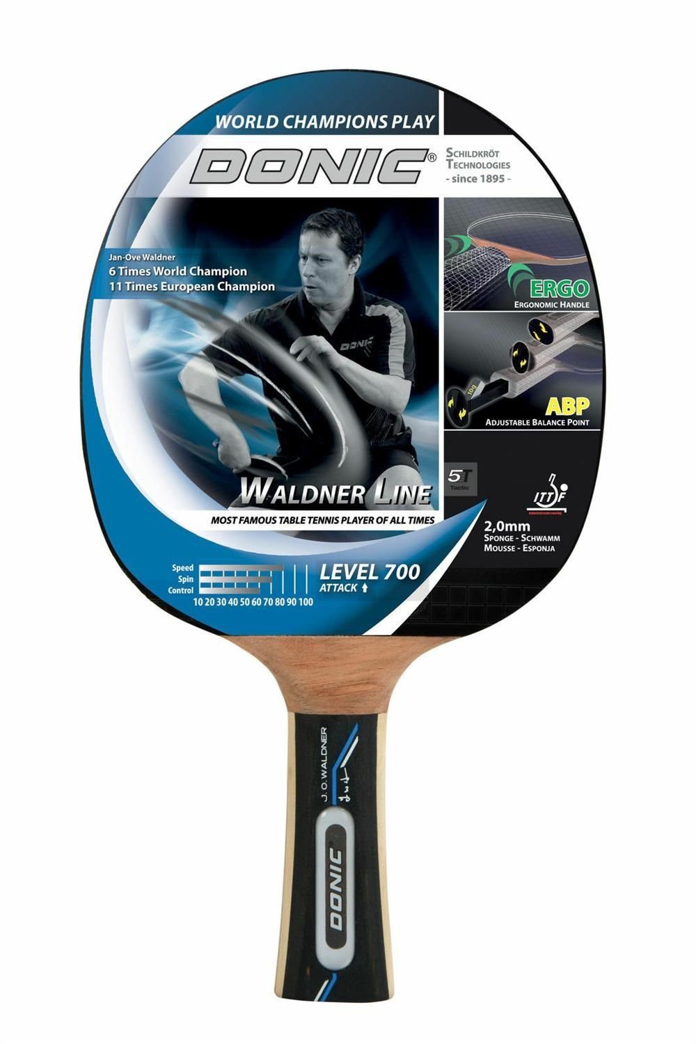 Donic-Schildkröt Tischtennisschläger Waldner 700, Tischtennis Schläger Racket Table Tennis Bat | Schläger