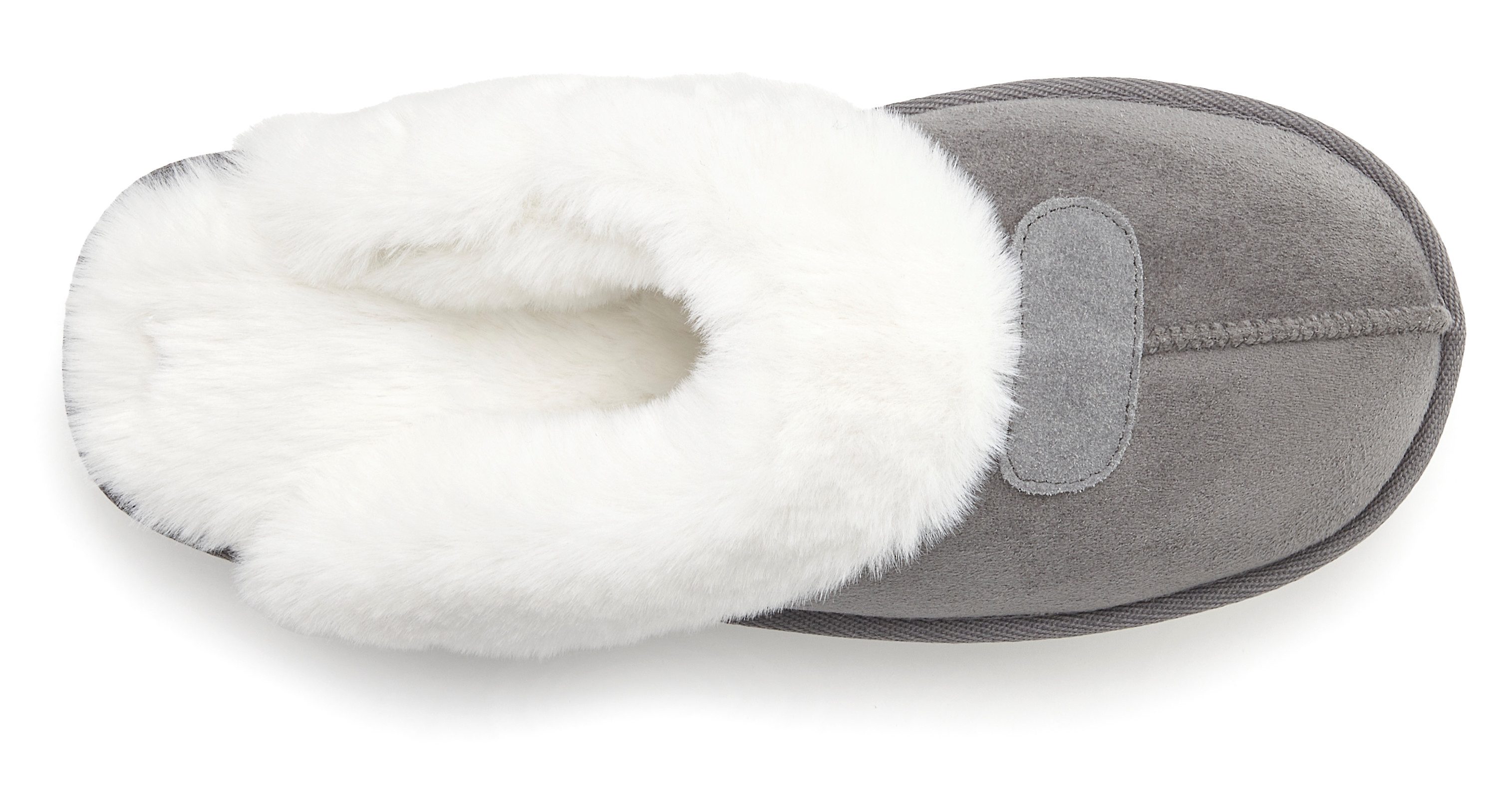 Vivance Dreams by Lascana Plüsch Hausschuh, Pantoffeln, Clogs, Schlappen, Pantolette, Hausschuh mit Warmfutter VEGAN – Bild 3 von 5