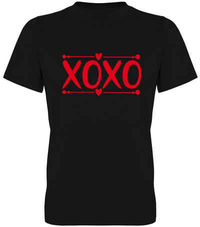 G-graphics T-Shirt XOXO Herren T-Shirt, mit trendigem Frontprint, Aufdruck auf der Vorderseite, Spruch/Sprüche/Print/Motiv, für jung & alt