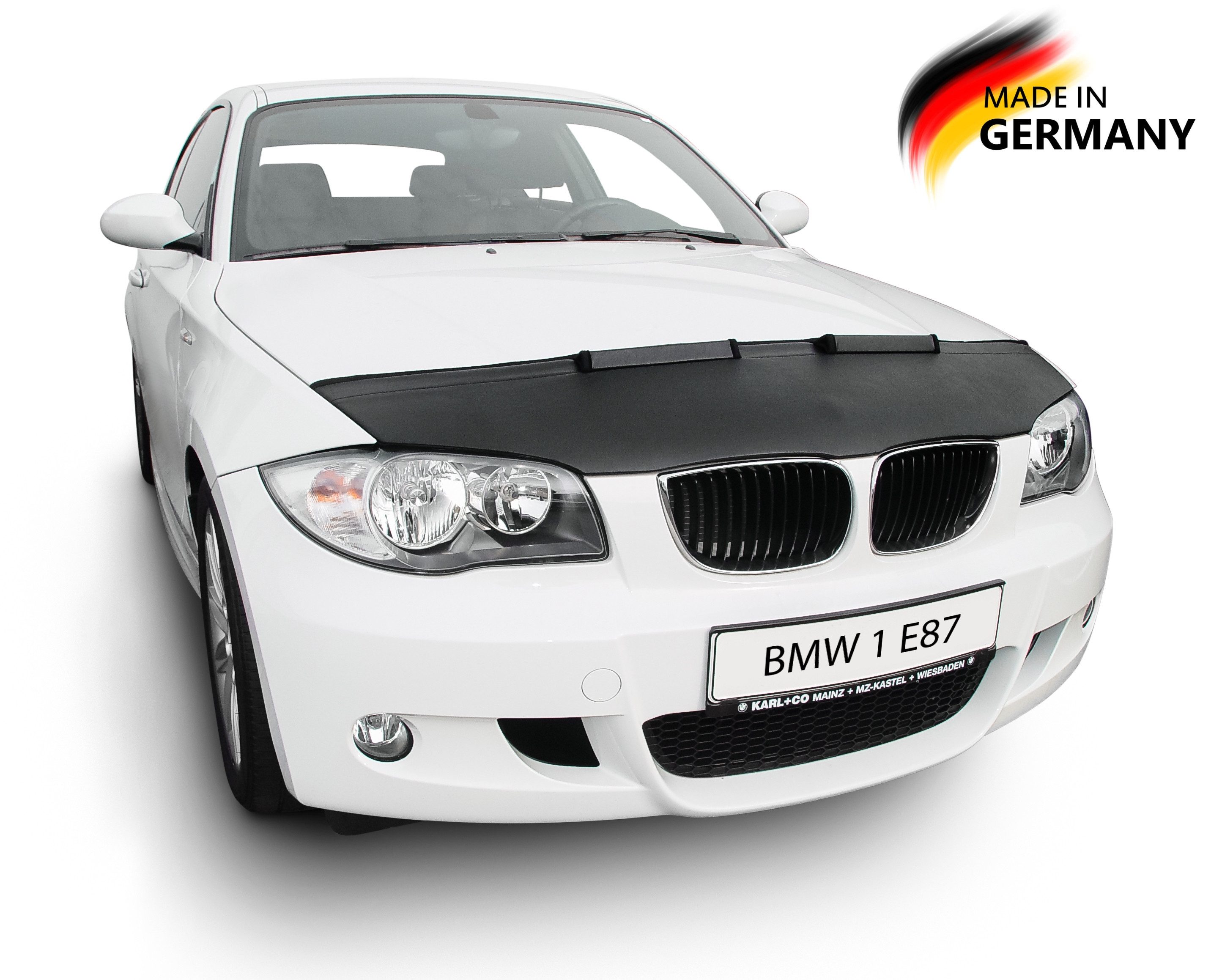 auto-bra Autoplane Steinschlagschutz kompatibel mit BMW 1 E87 E81 E82 E88 04-11 Haubenbra