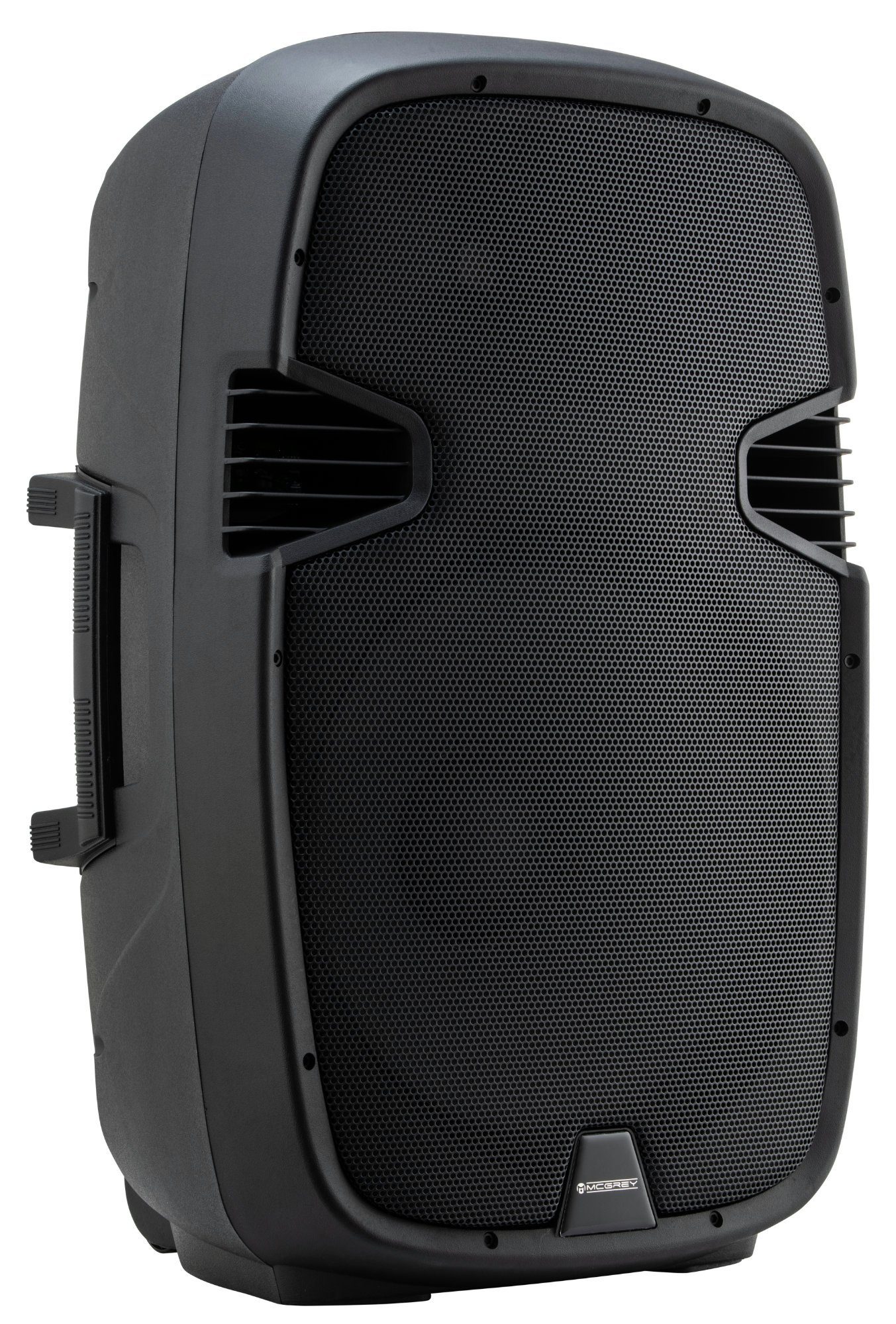 McGrey P215 MA Aktive PA-Box Lautsprecher (Bluetooth, 120 W, FM/USB/SD/MP3-Player - 2-Wege-System mit 15" Woofer und 1" Hochtöner)