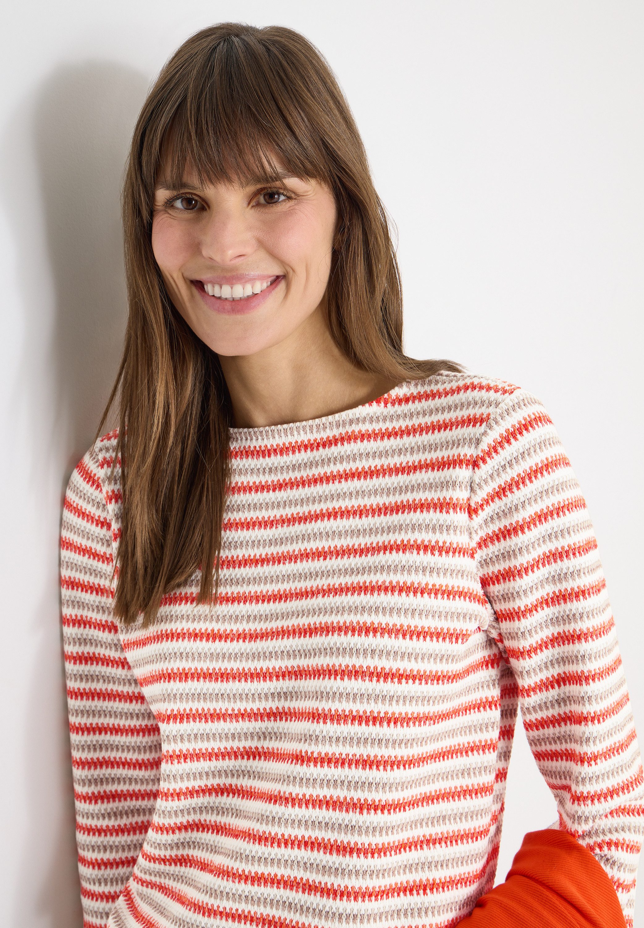 CECIL 3/4 Arm-Pullover mit Multicolor-Streifen