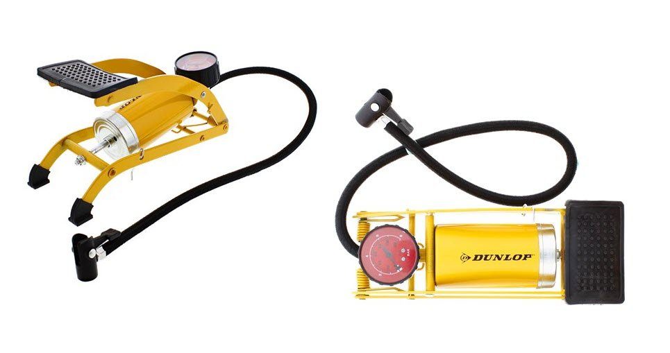 Dunlop Fahrradpumpe Dunlop Fußpumpe Luftpumpe Pumpe Fahrradpumpe Autopumpe Manometer