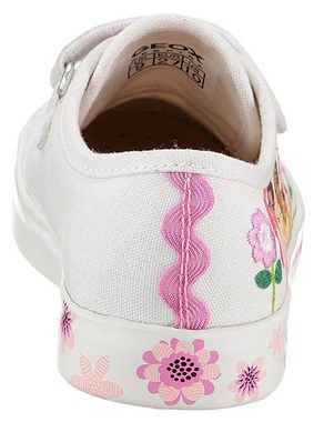 Geox JR CIAK GIRL Sneaker mit Disney Print, Freizeitschuh, Halbschuh, Schnürschuh