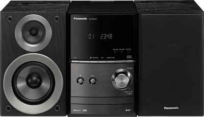 Panasonic »SC-PM602 Micro-« Kompaktanlage (Bluetooth, UKW Radio, Digitaluhr, Display mit Uhranzeige, Sleep-Timer)