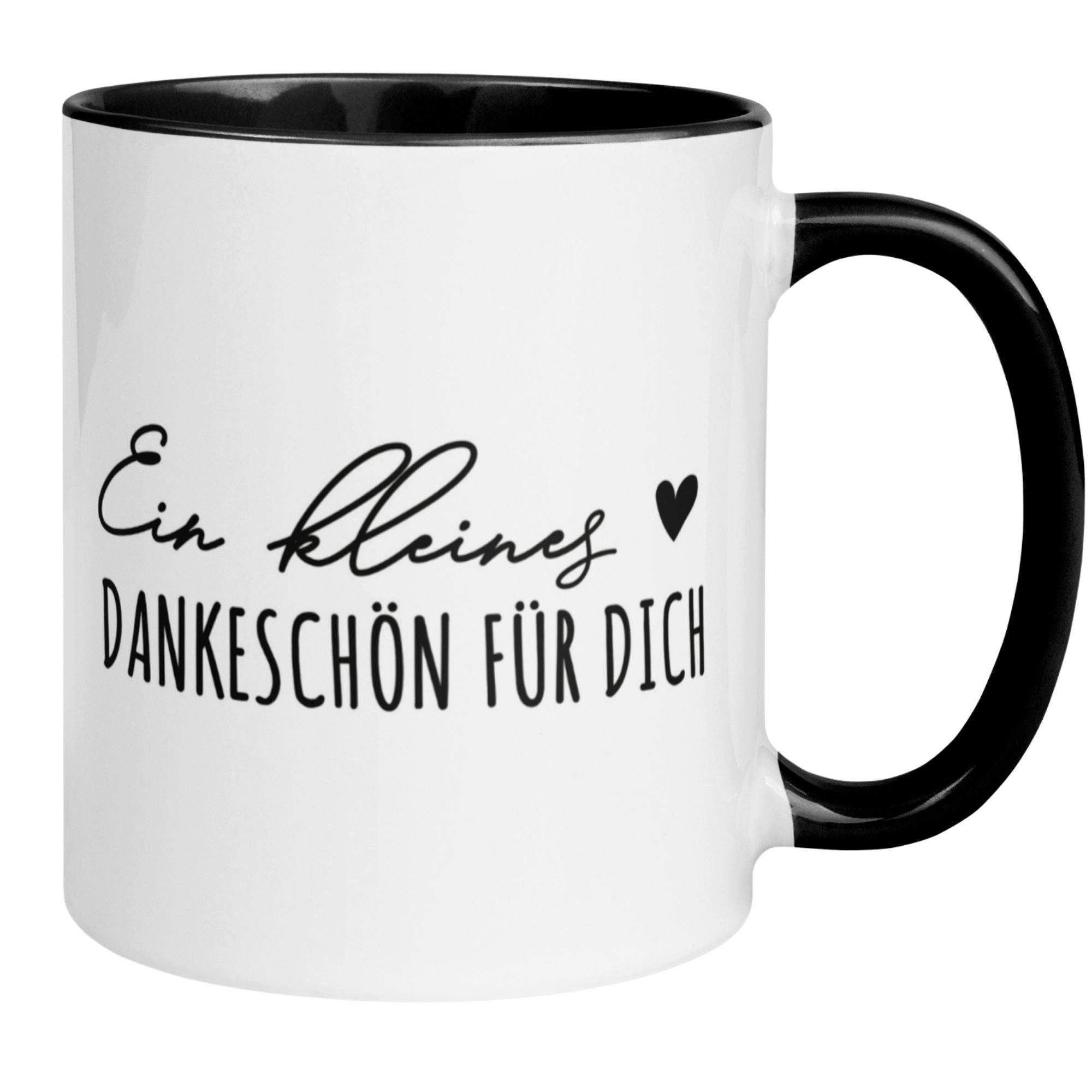 Momentals Tasse Danke – „Ein kleines Dankeschön für dich“ – Dankeschön Geschenke, Gratis Versand · Links-&Rechtshänder · Spülmaschinenfest