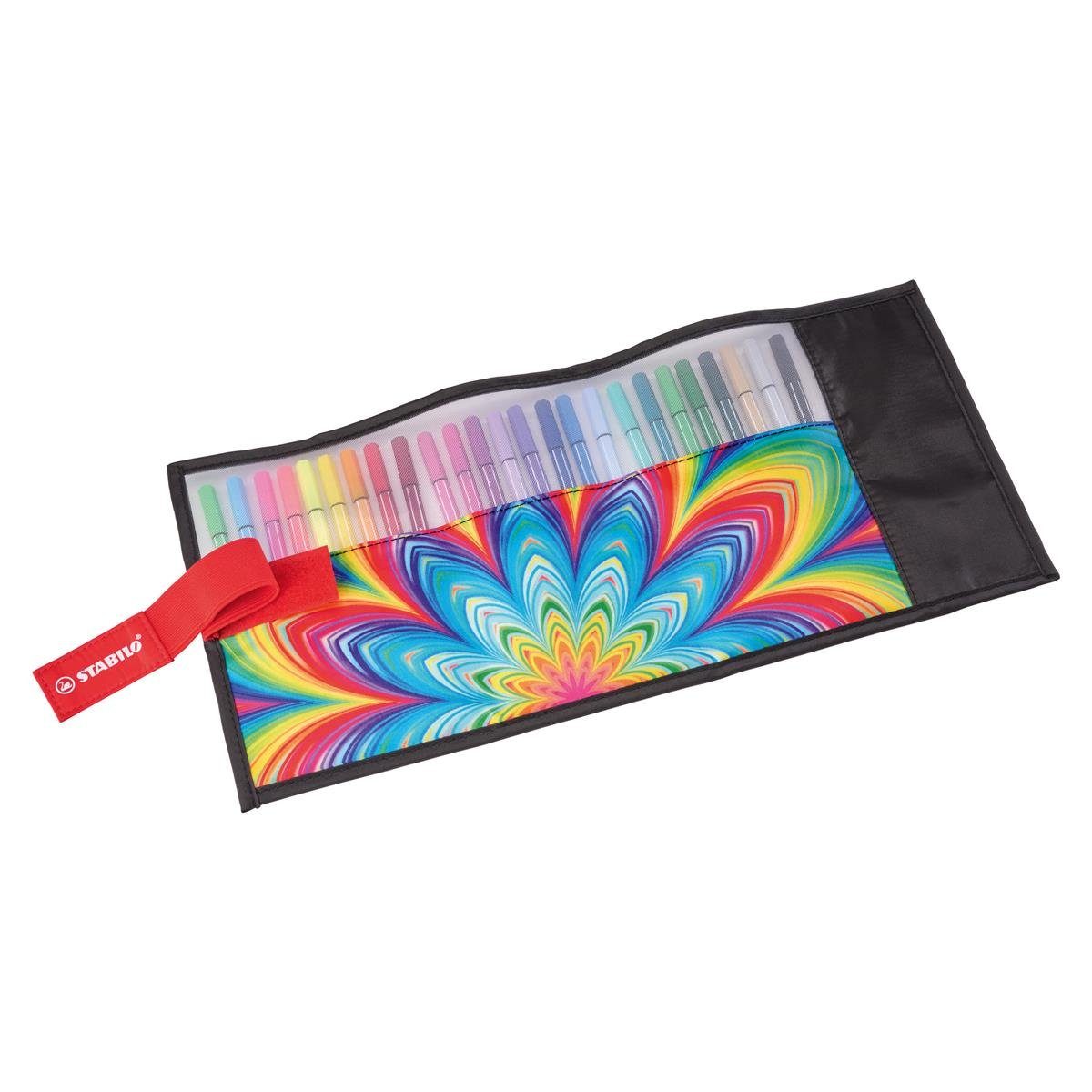 STABILO Pinselstift STABILO Pen 68 ARTY Premium-Filzstift - 25er Rollerset
