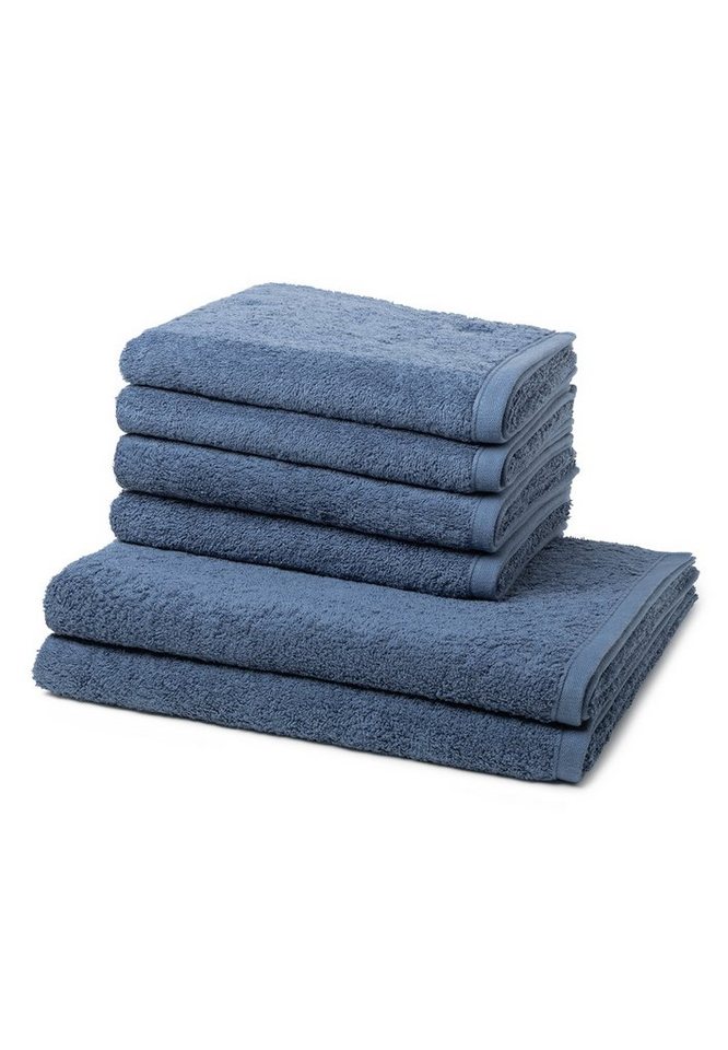ROSS Handtuch Set Vita, Walkfrottee, (Spar-Set, 6-tlg), 4 X Handtuch 2 X  Duschtuch - im Set - Baumwolle - Weich und saugstark