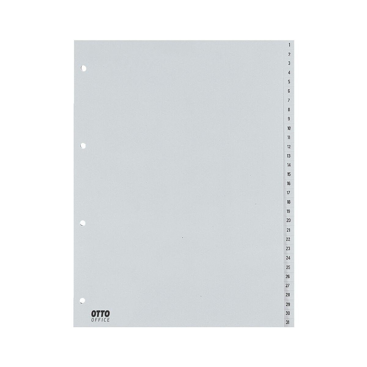 Otto Office Aktenordner, Register 1-31, DIN A4, 31-tlg., Kunststoff