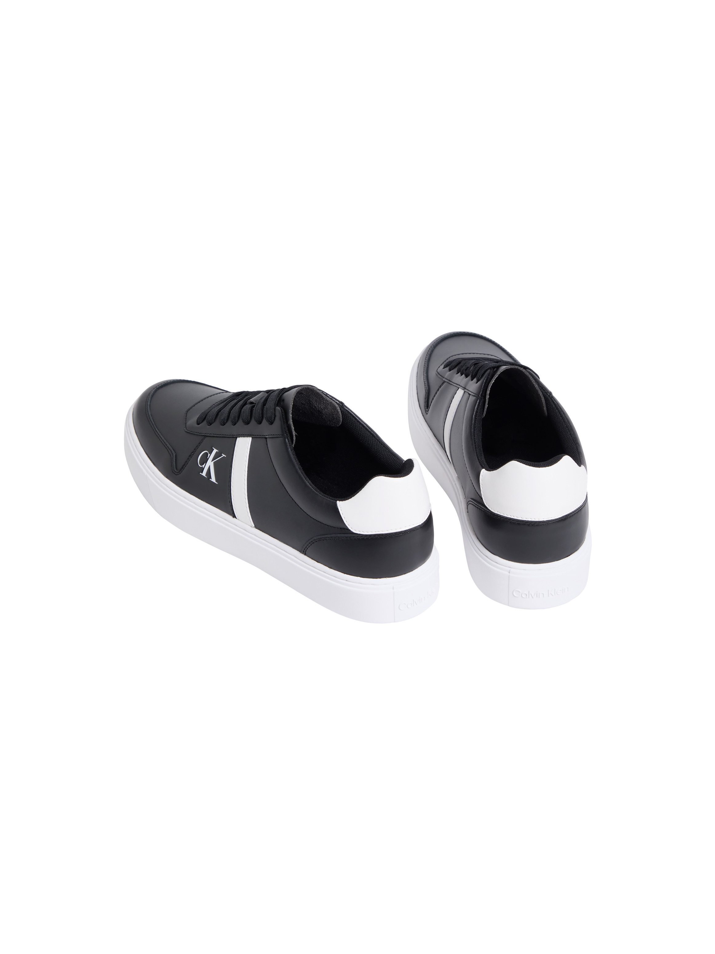 Calvin Klein CLASSIC CUPS LACE LTH EMB TONGUE Plateausneaker Basket-Sneaker günstig online kaufen