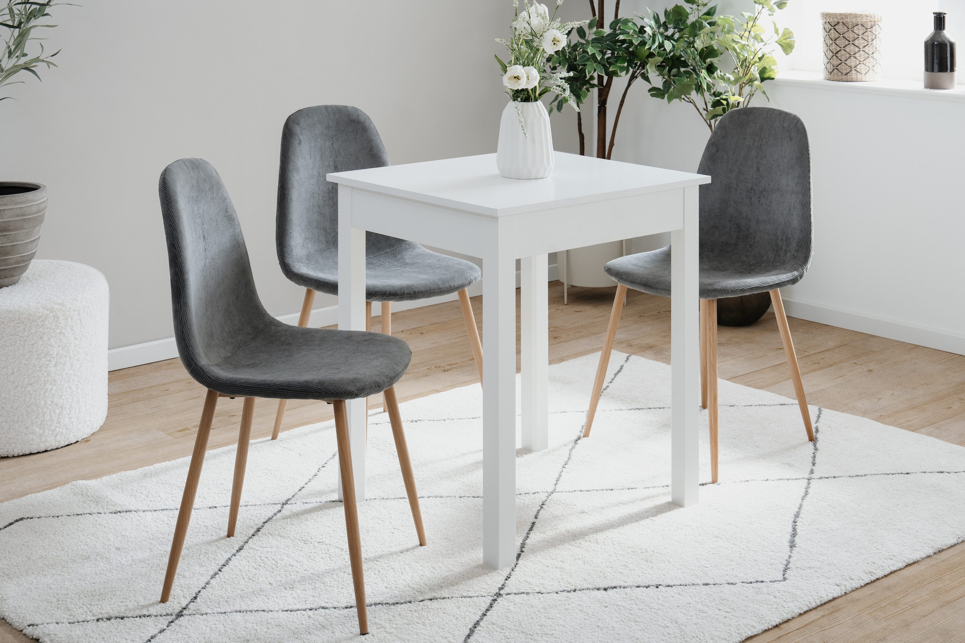 Finori Esstisch in Weiß - 60x76x67cm (BxHxT) günstig online kaufen