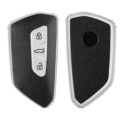 kwmobile Schlüsseltasche Autoschlüssel Hülle für VW Golf 8 (1-tlg), TPU Schutzhülle Schlüsselhülle Cover
